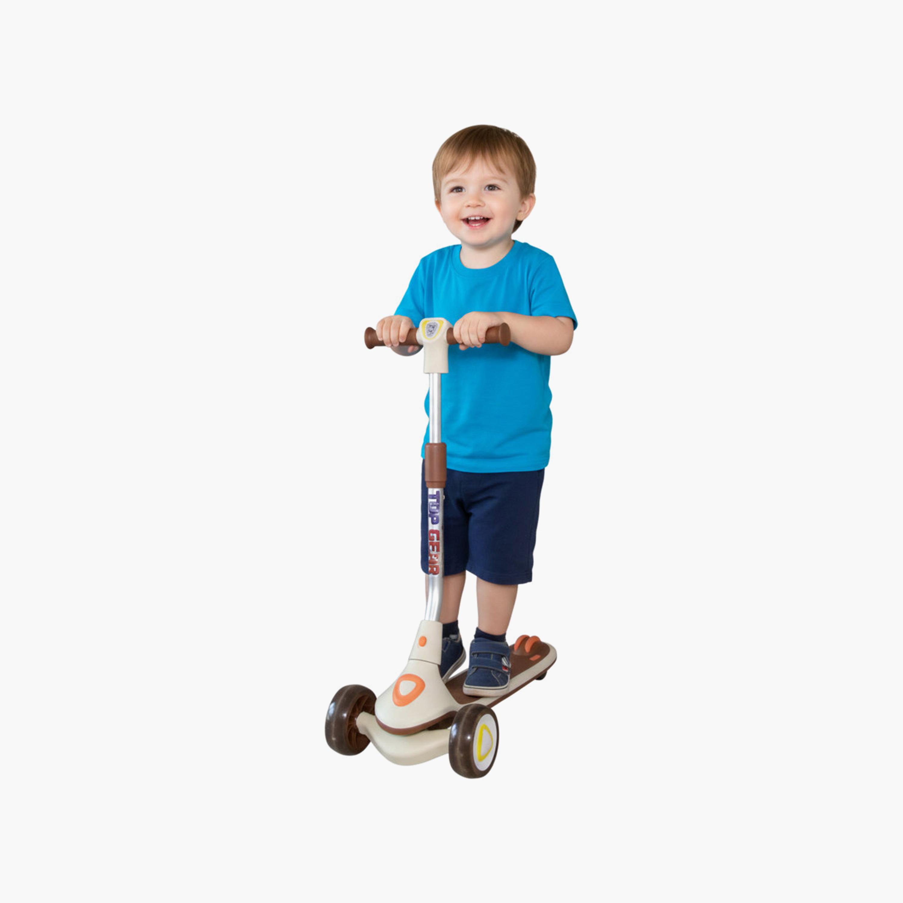 Myts 3-Wheel PU Lighting Scooter with Music & Adjustable Handle Height-toys-outdoor-scooters-image-2