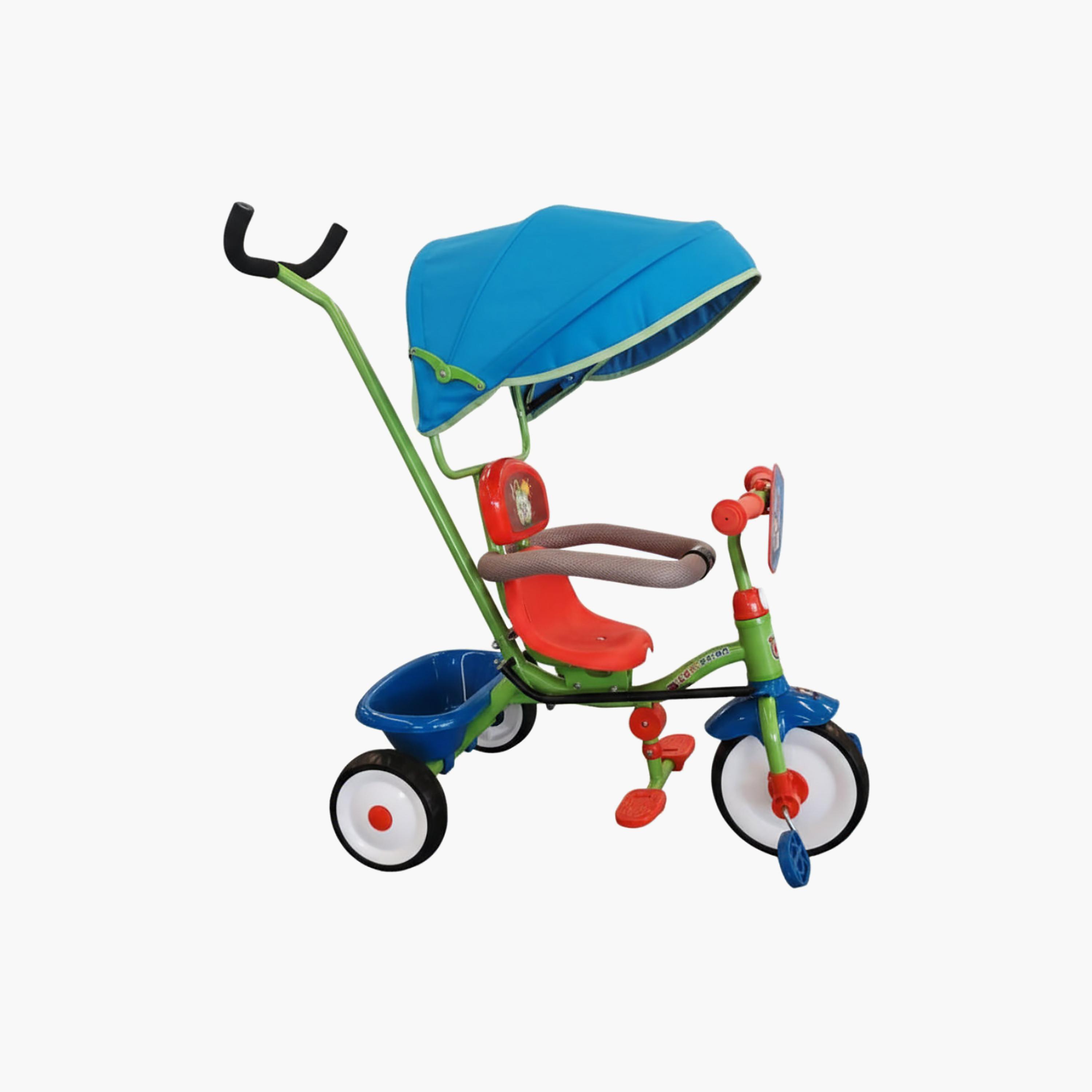 Myts Cocomelon Trike with Push Handle and Canopy-toys-outdoor-bikesandrideons-trikes-image-2