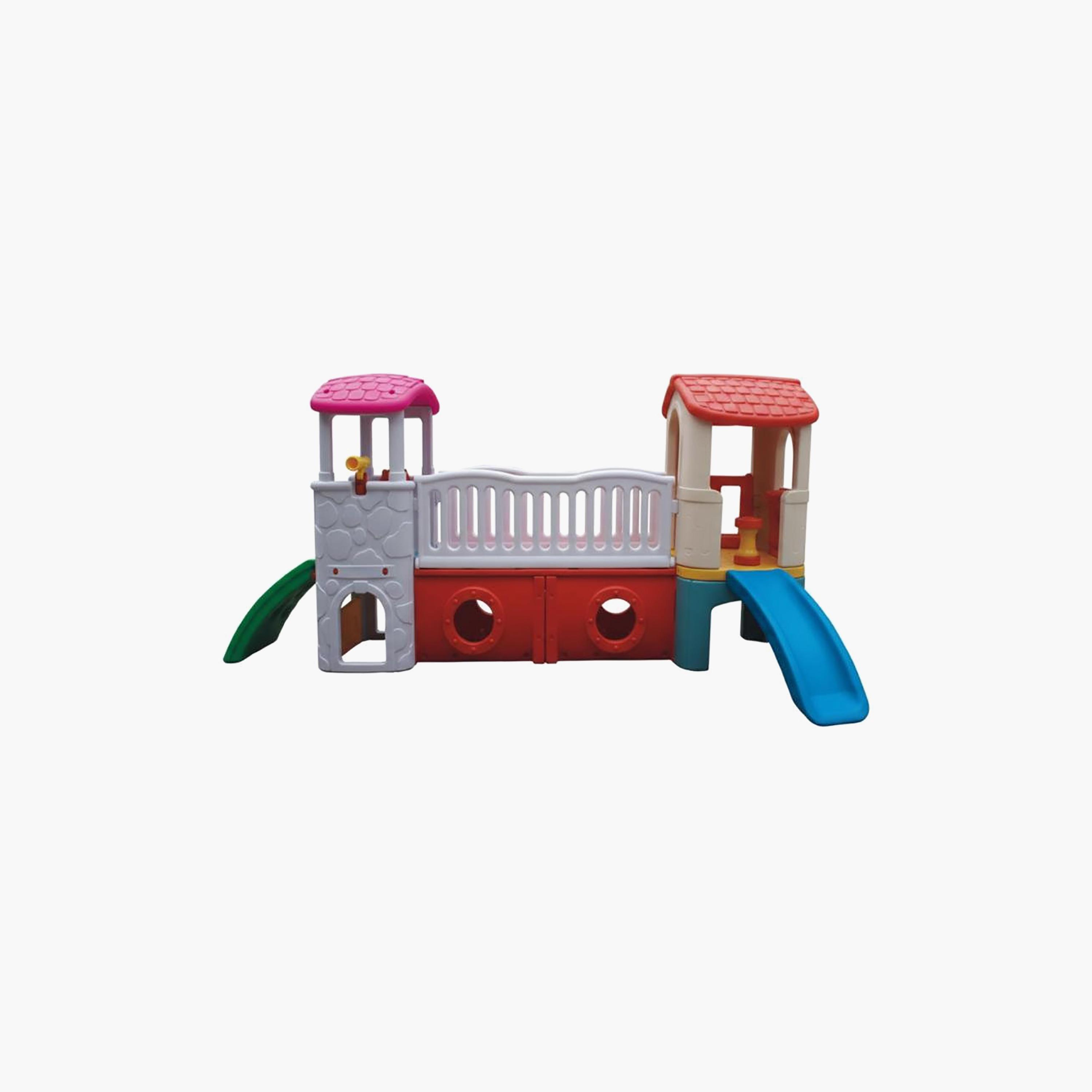 Myts Garden Playhouse with Slide Activity Set-toys-outdoor-playhousesandplayards-image-1