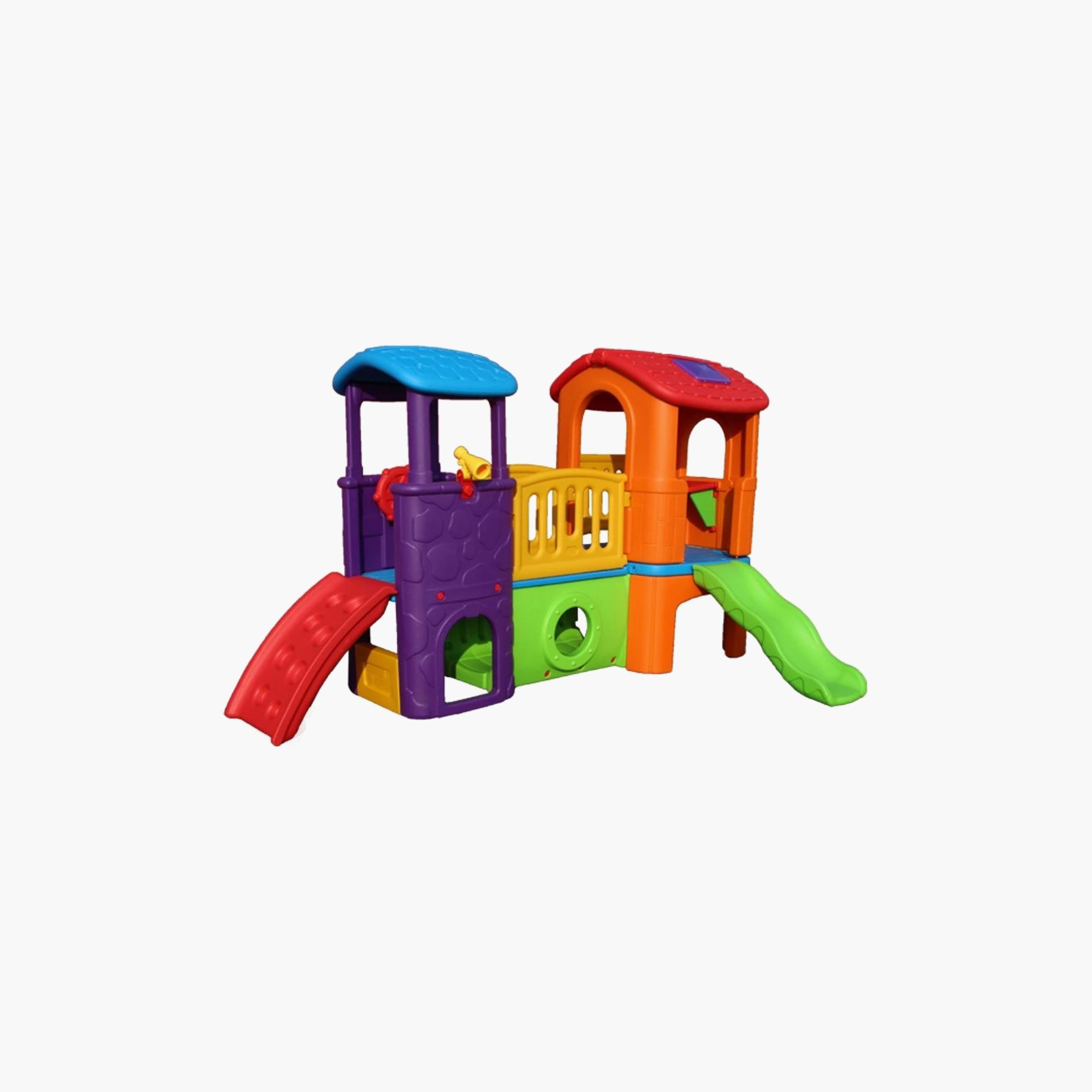 Myts Outdoor Playhouse with Slide Activity Set-toys-outdoor-playhousesandplayards-image-2