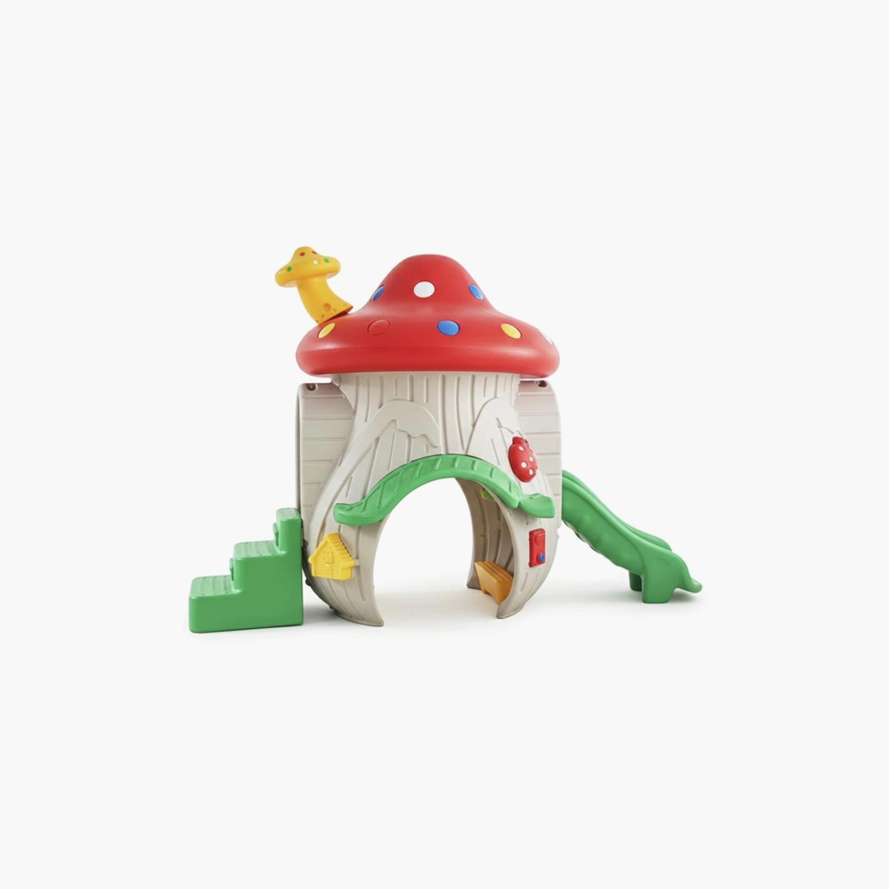 Myts Mushroom Playhouse with Slide Activity Set-toys-outdoor-playhousesandplayards-image-2