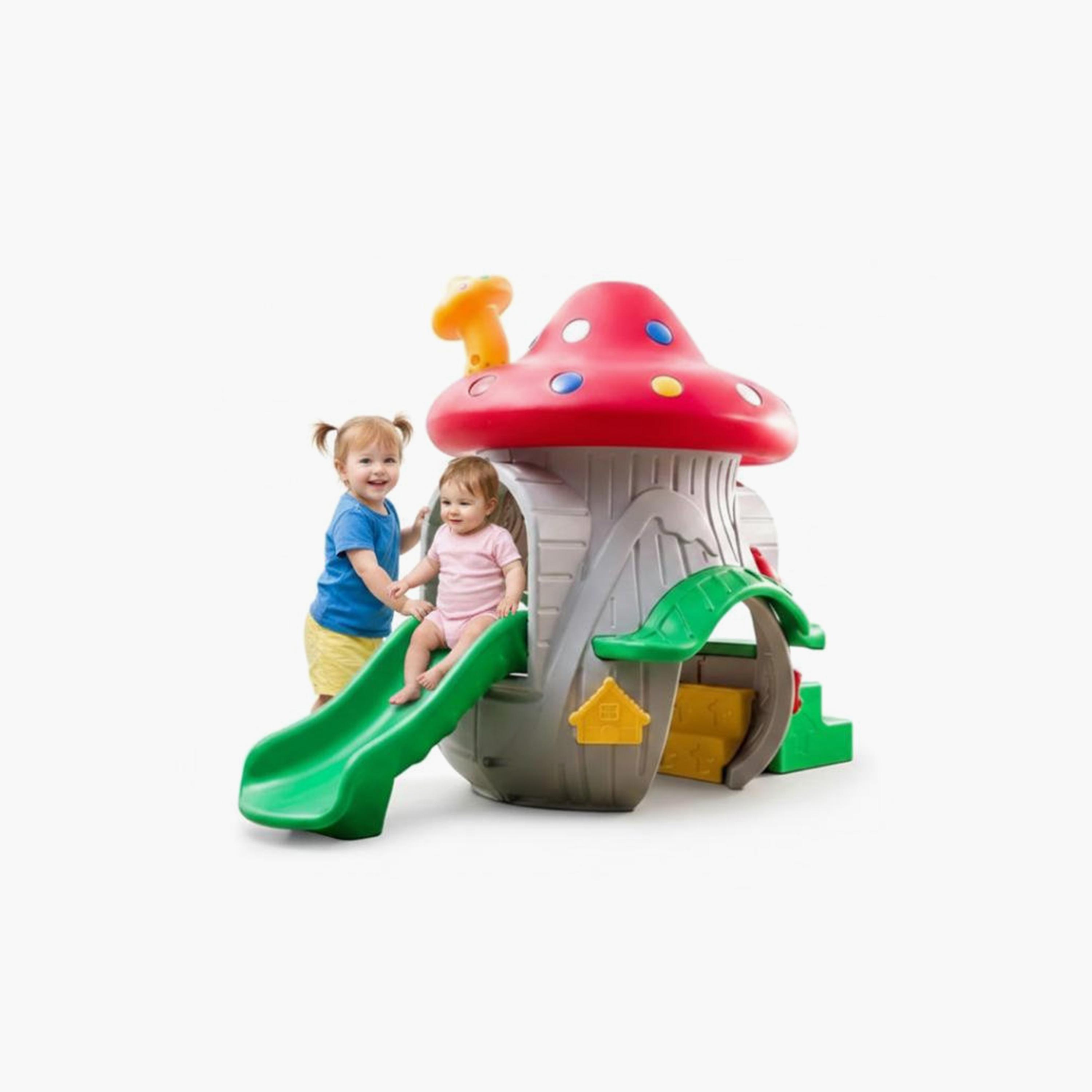 Myts Mushroom Playhouse with Slide Activity Set-toys-outdoor-playhousesandplayards-image-4
