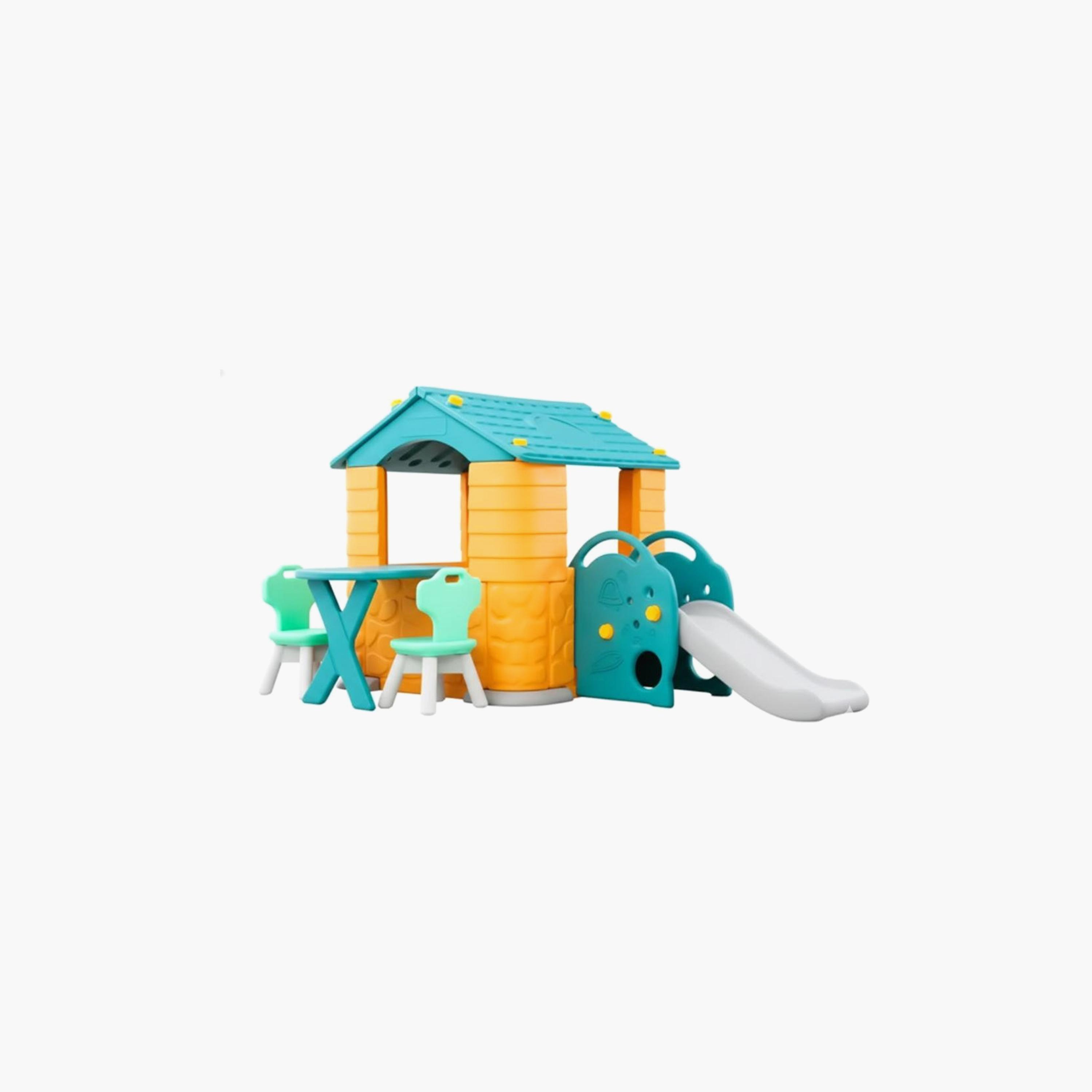 Myts Adventure Playhouse with Slide Activity Set-toys-outdoor-playhousesandplayards-image-1