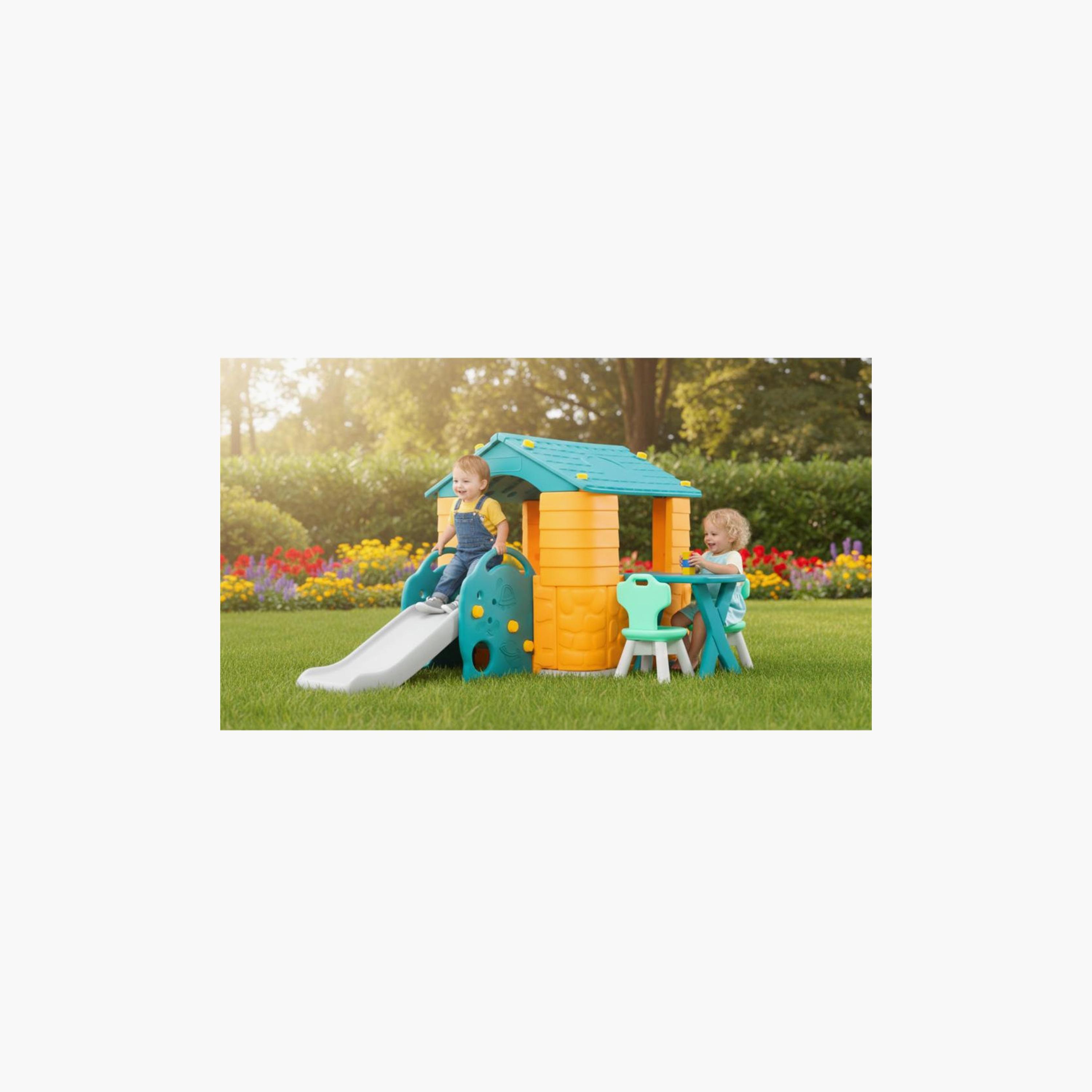 Myts Adventure Playhouse with Slide Activity Set-toys-outdoor-playhousesandplayards-image-4