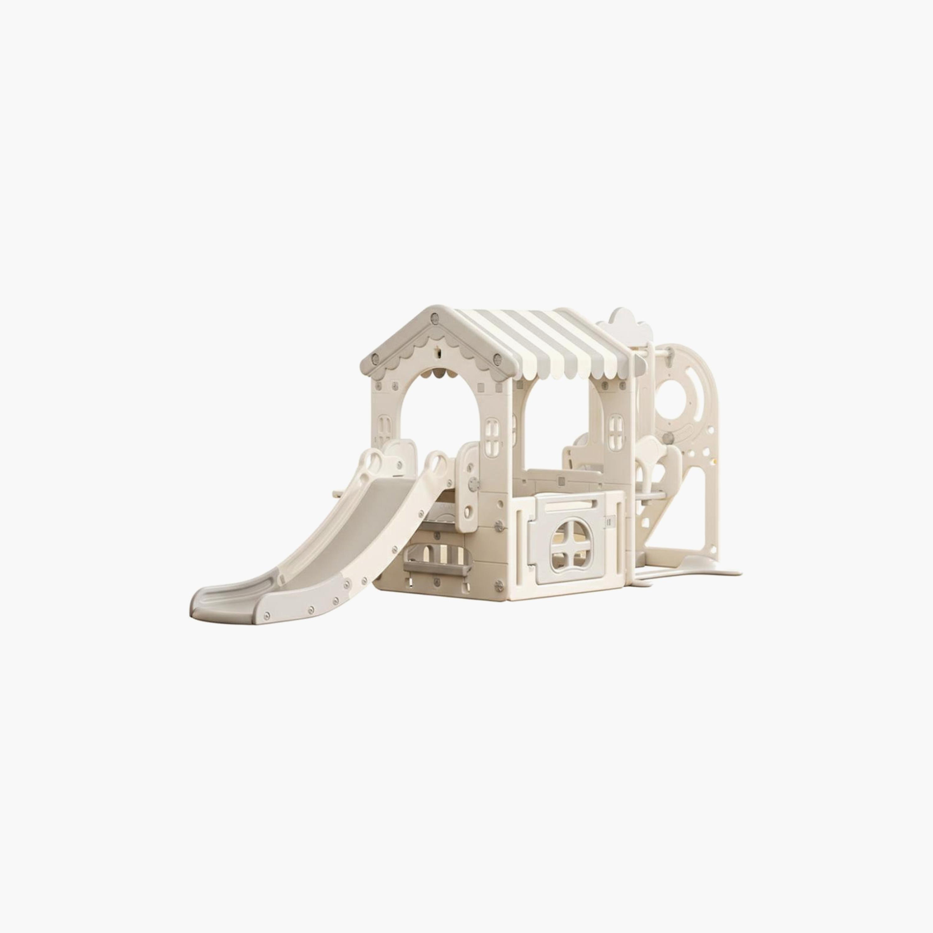 مجموعة ألعاب بيت اللعب المودرن مع زحليقة وأرجوحة من مايتس-toys-outdoor-playhousesandplayards-image-2