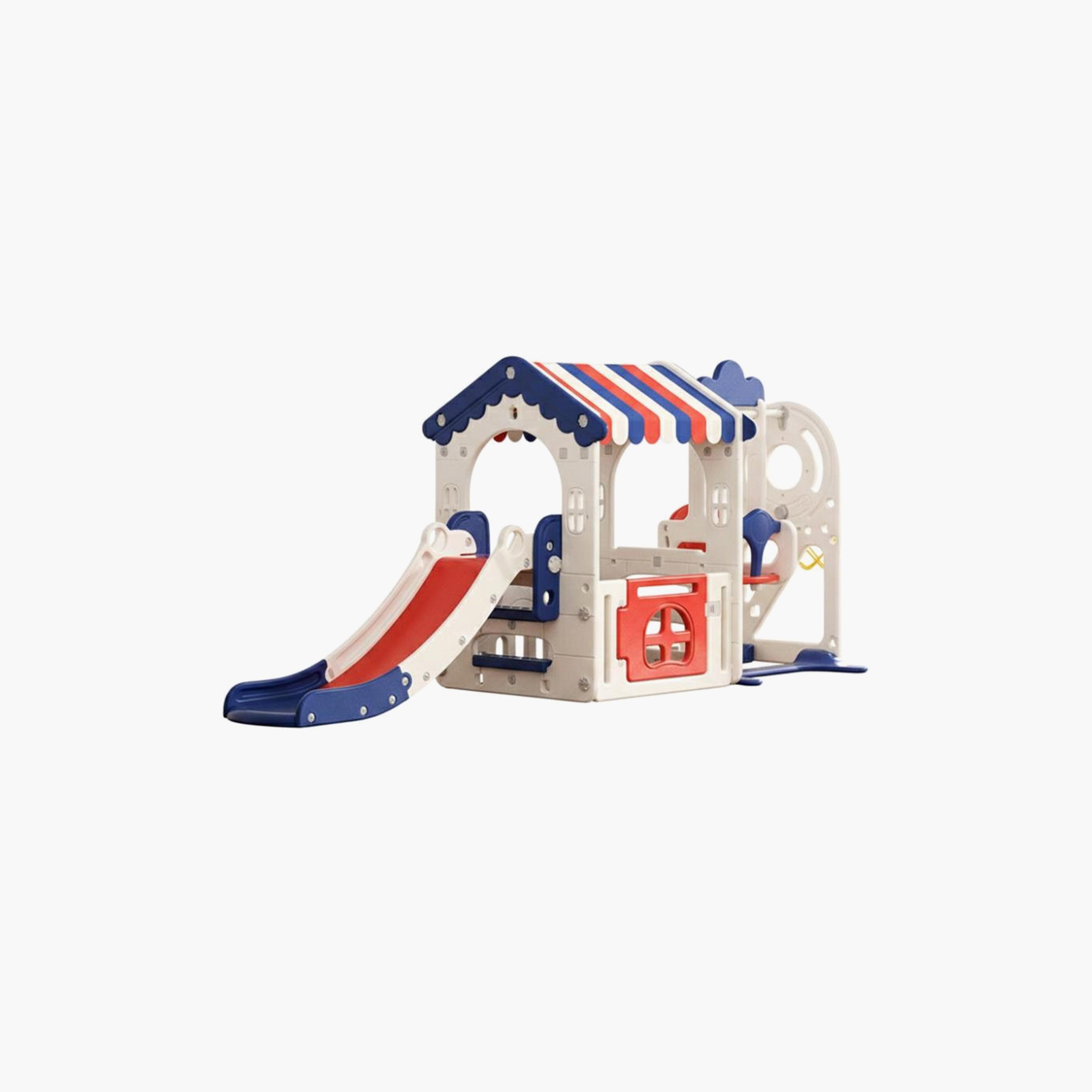 Myts Indoor Playhouse with Slide & Swing Activity Set-toys-outdoor-playhousesandplayards-image-1