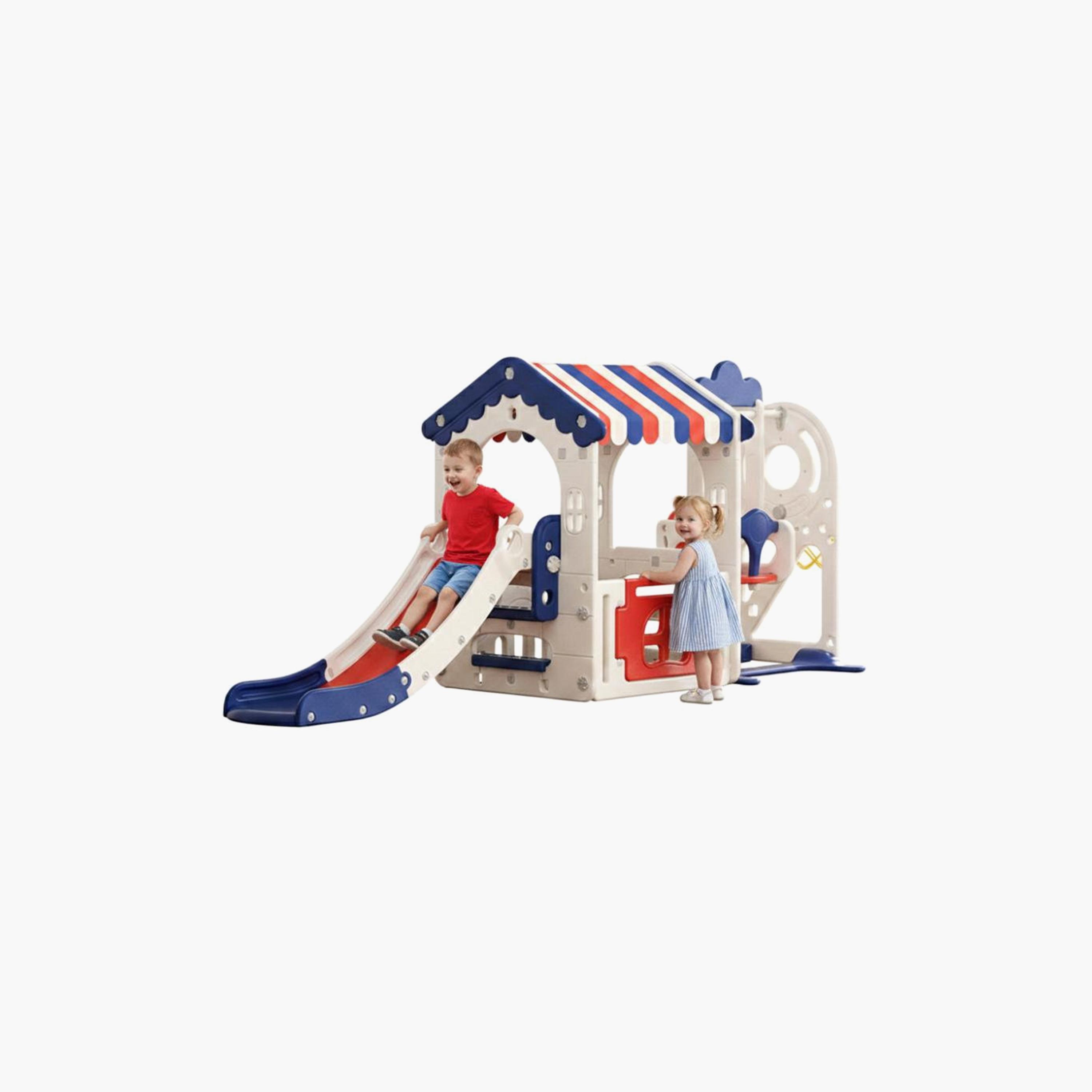 Myts Indoor Playhouse with Slide & Swing Activity Set-toys-outdoor-playhousesandplayards-image-2