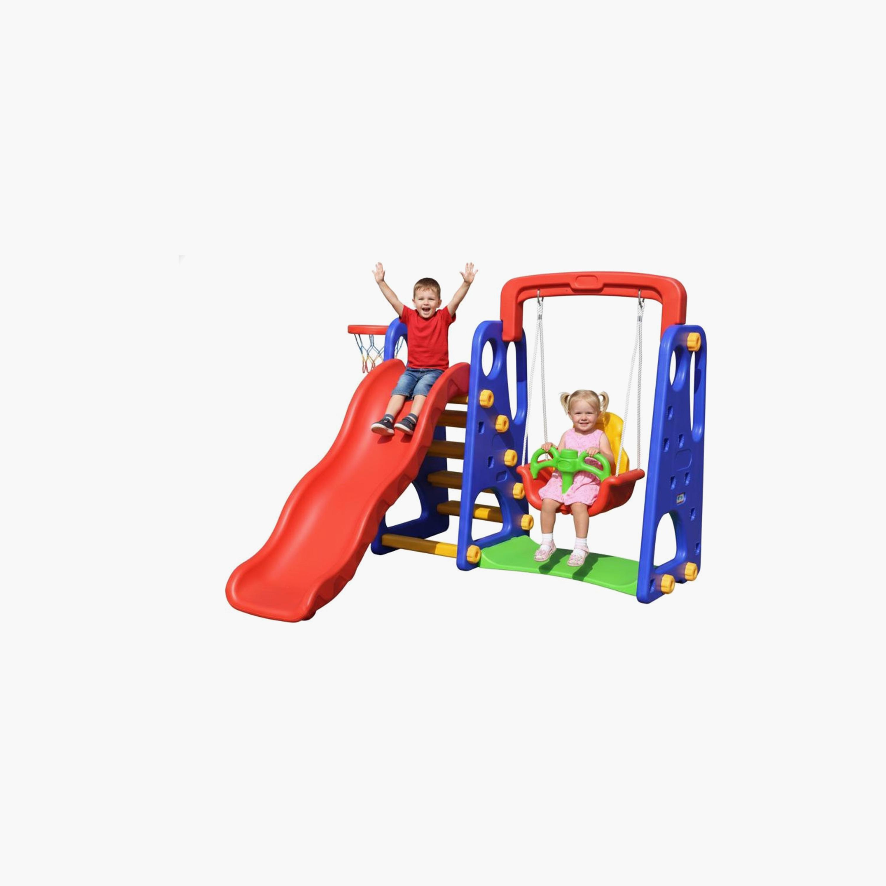 Myts Outdoor Slide and Swing Playset-toys-outdoor-slidesandswings-image-1
