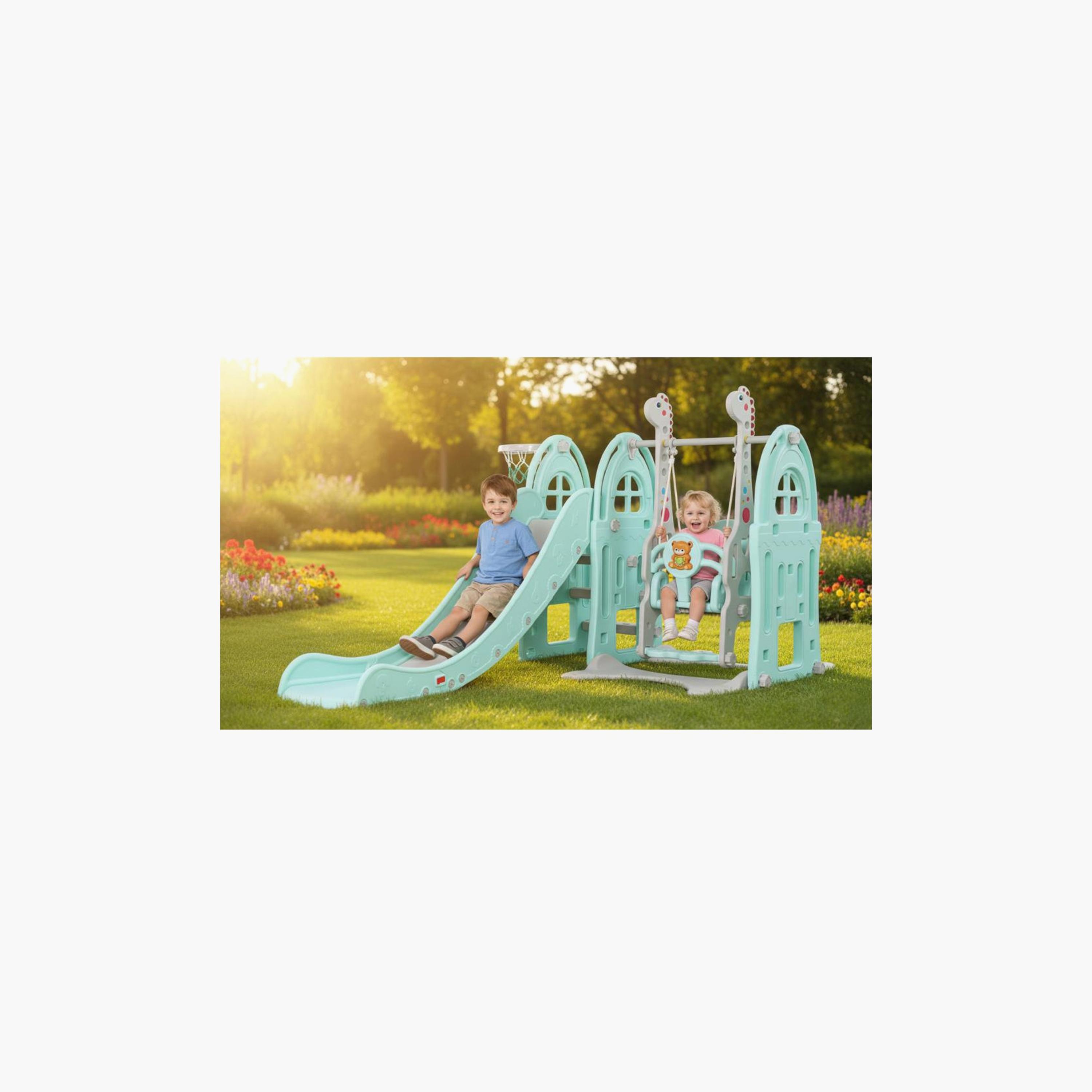 Myts Multi-Activity Climb Slide & Swing Playset-toys-outdoor-slidesandswings-image-3