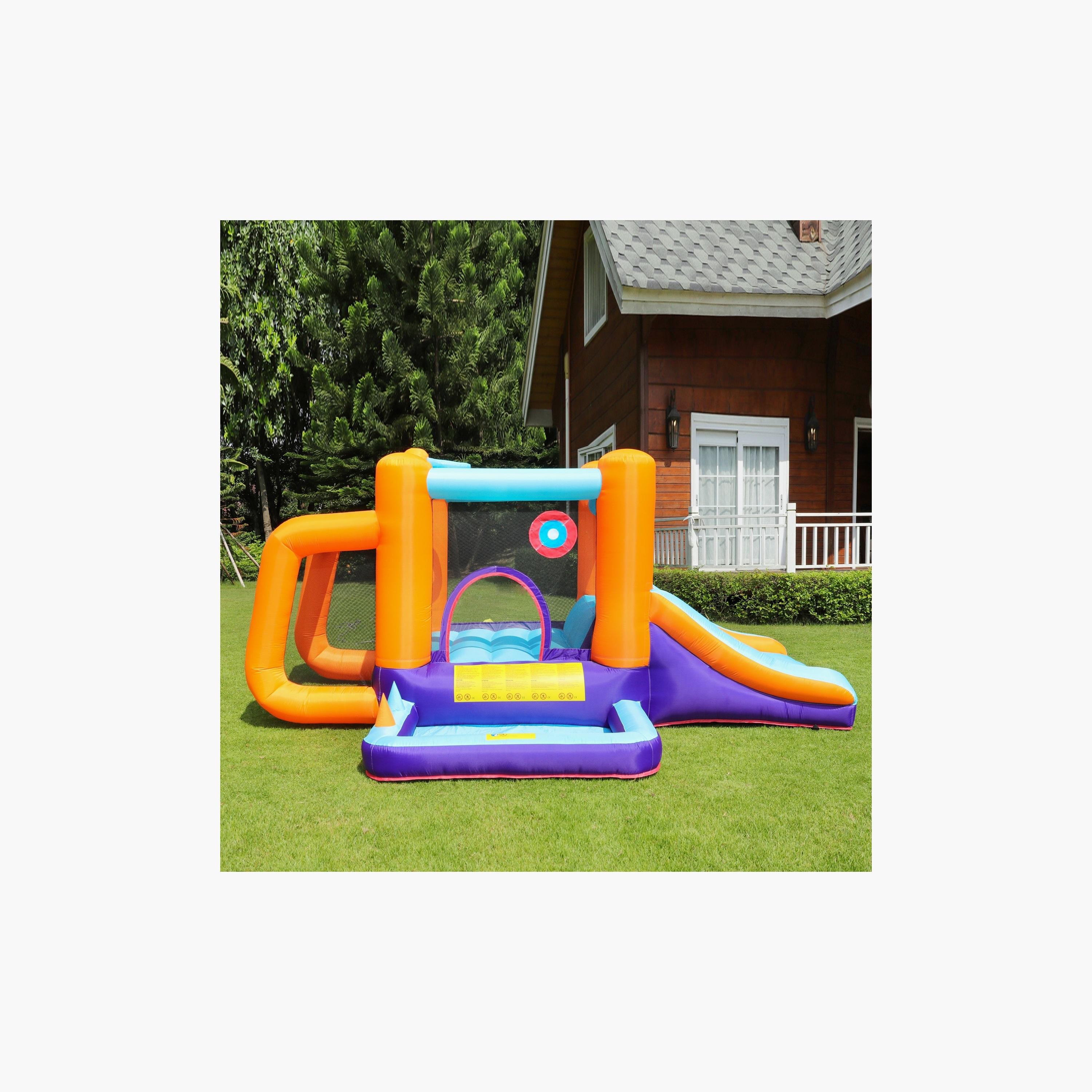 Myts Inflatable Bounce House with Slide Playset-toys-outdoor-sports-image-3