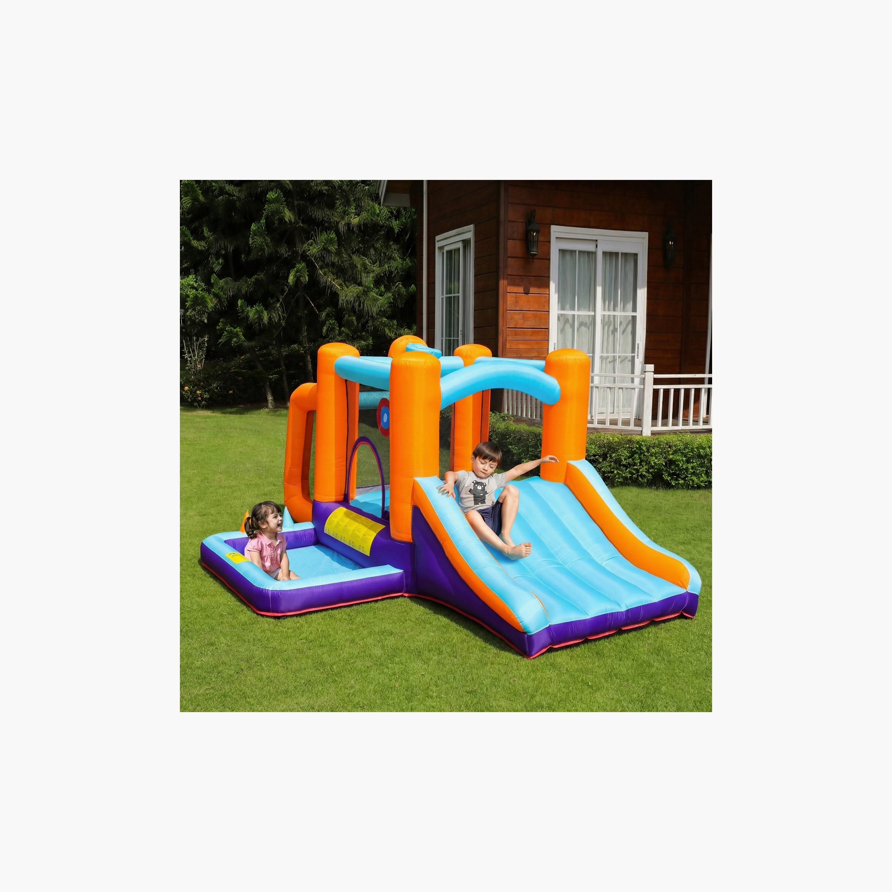 Myts Inflatable Bounce House with Slide Playset-toys-outdoor-sports-image-4