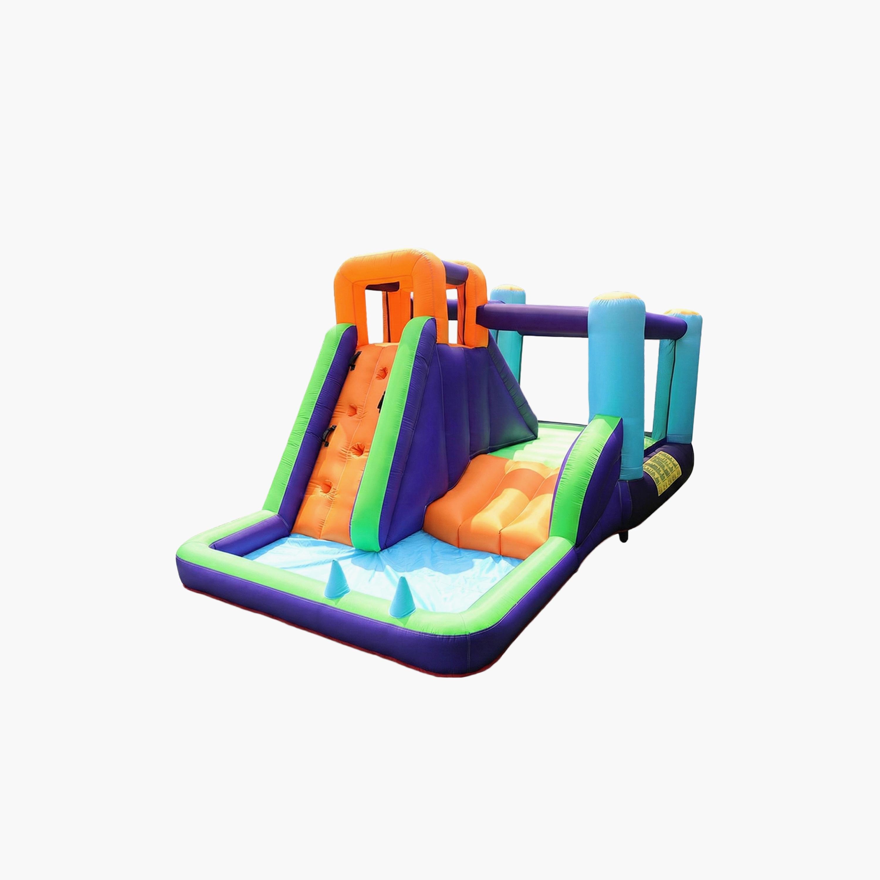 Myts Large Inflatable Bouncy Castle with Slide Playset-toys-outdoor-sports-image-1