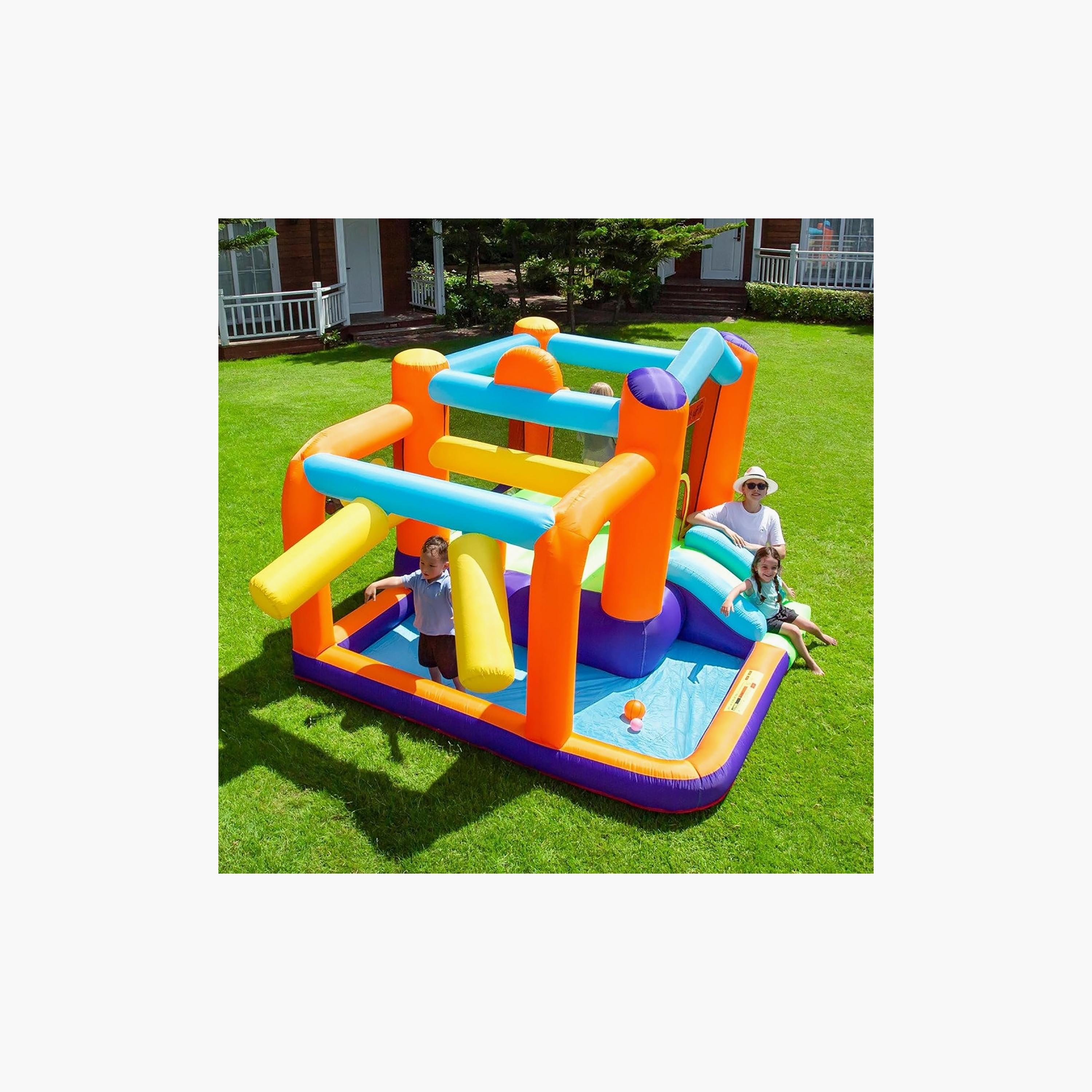 Myts Inflatable Bounce House with Obstacle Playset-toys-outdoor-sports-image-2