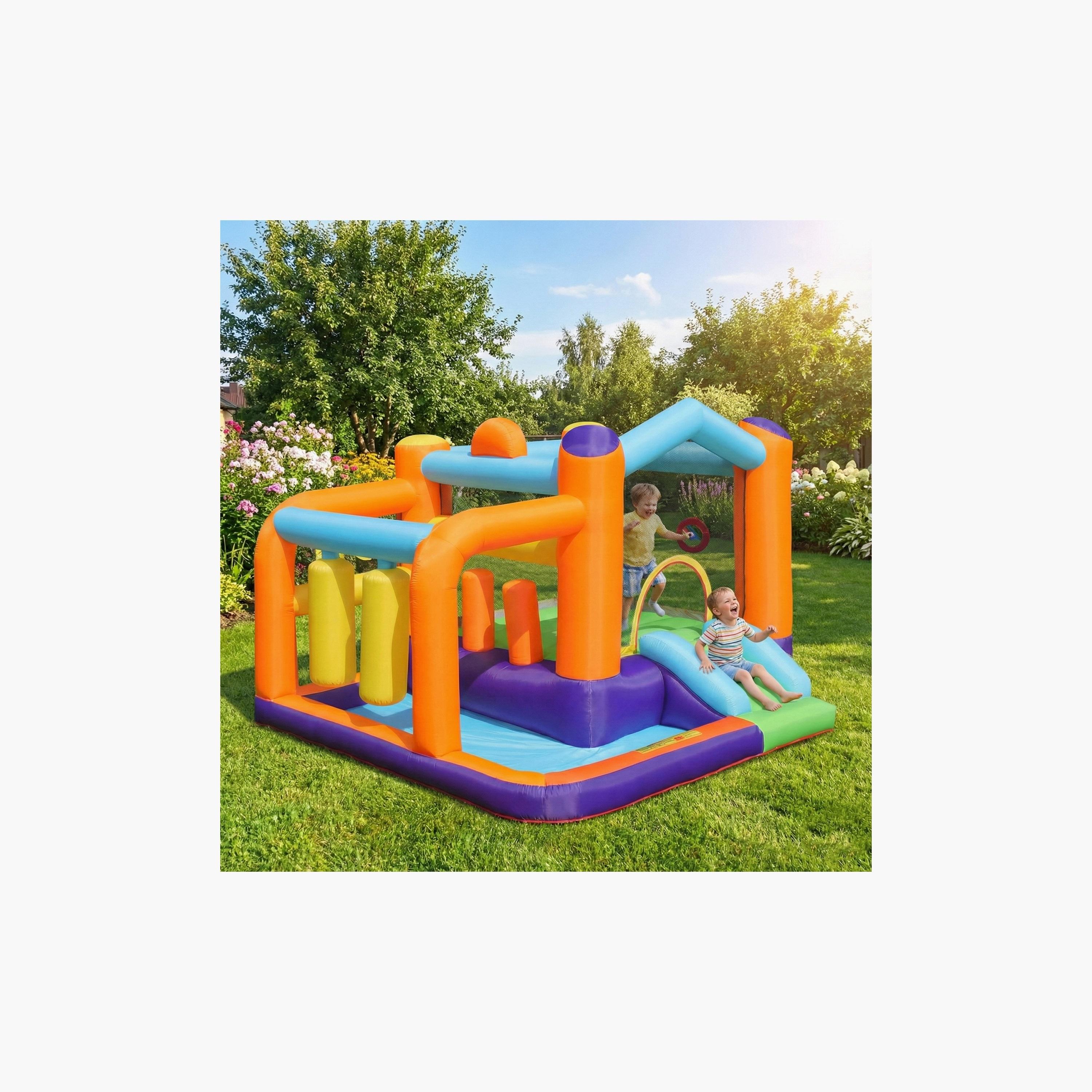 Myts Inflatable Bounce House with Obstacle Playset-toys-outdoor-sports-image-3