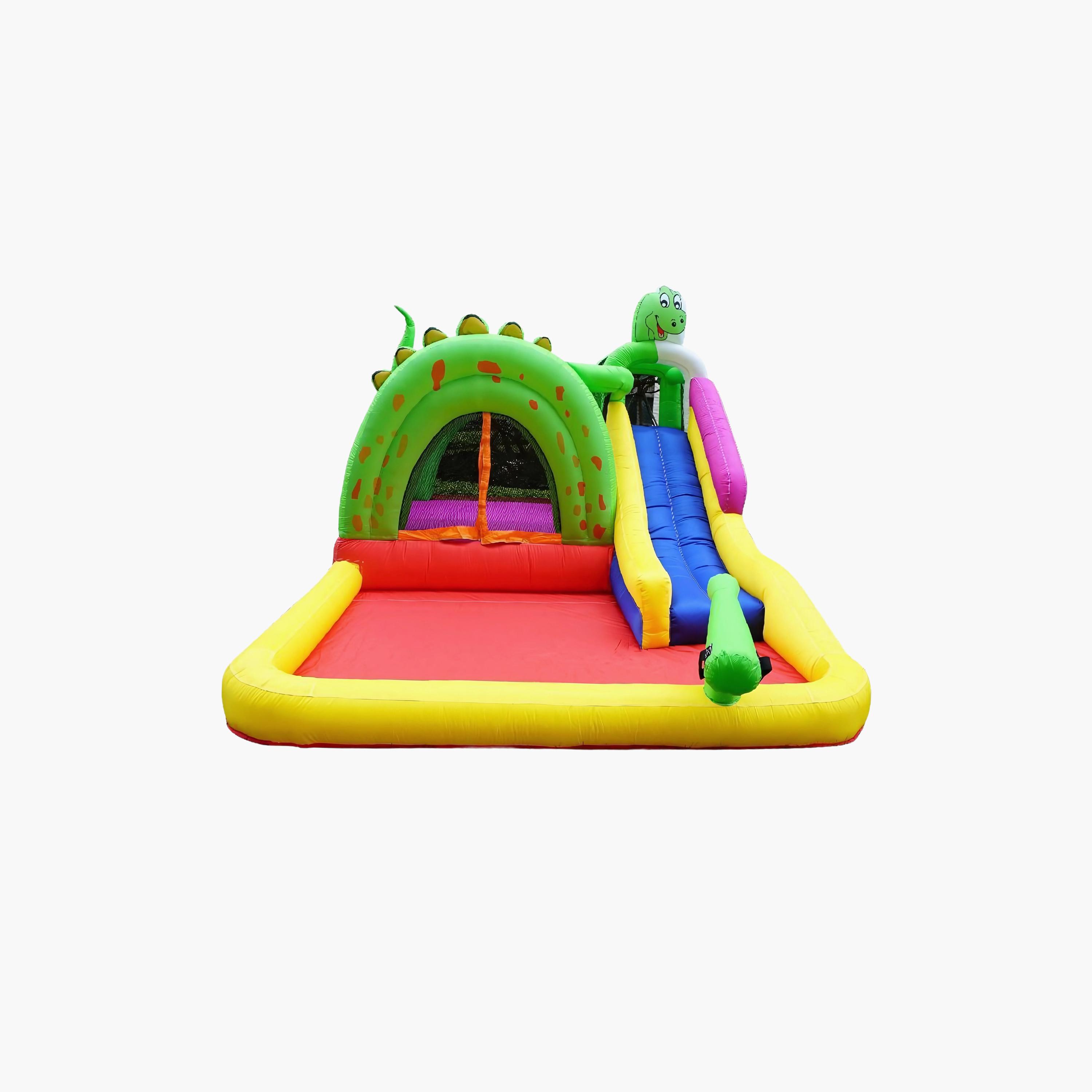 قلعة نطاطة "ثيم" قابلة للنفخ مع زحليقة مائية من مايتس-toys-outdoor-sports-image-1
