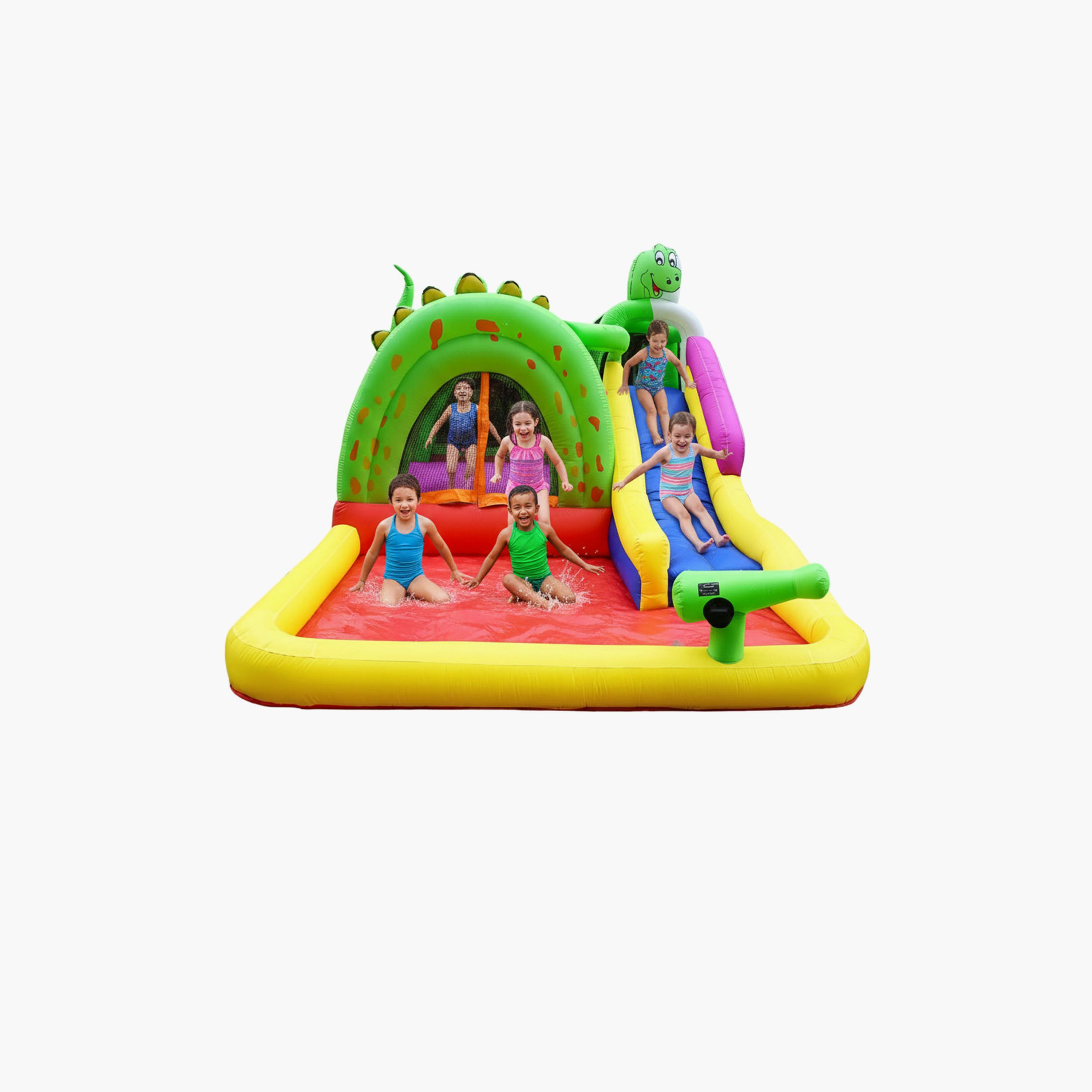 قلعة نطاطة "ثيم" قابلة للنفخ مع زحليقة مائية من مايتس-toys-outdoor-sports-image-2