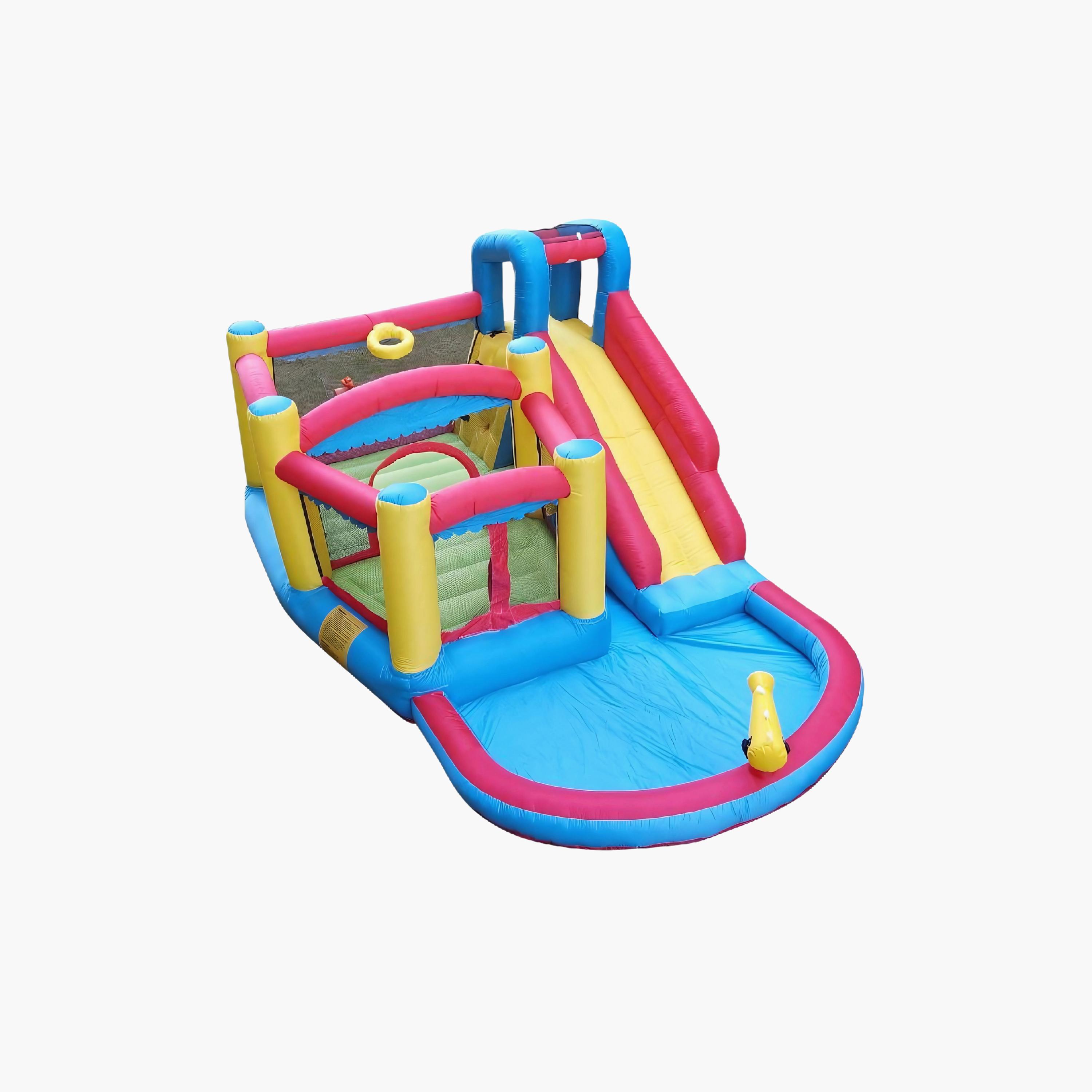 Myts Carnival Splash Inflatable Bounce House with Slide Playset-toys-outdoor-sports-image-1