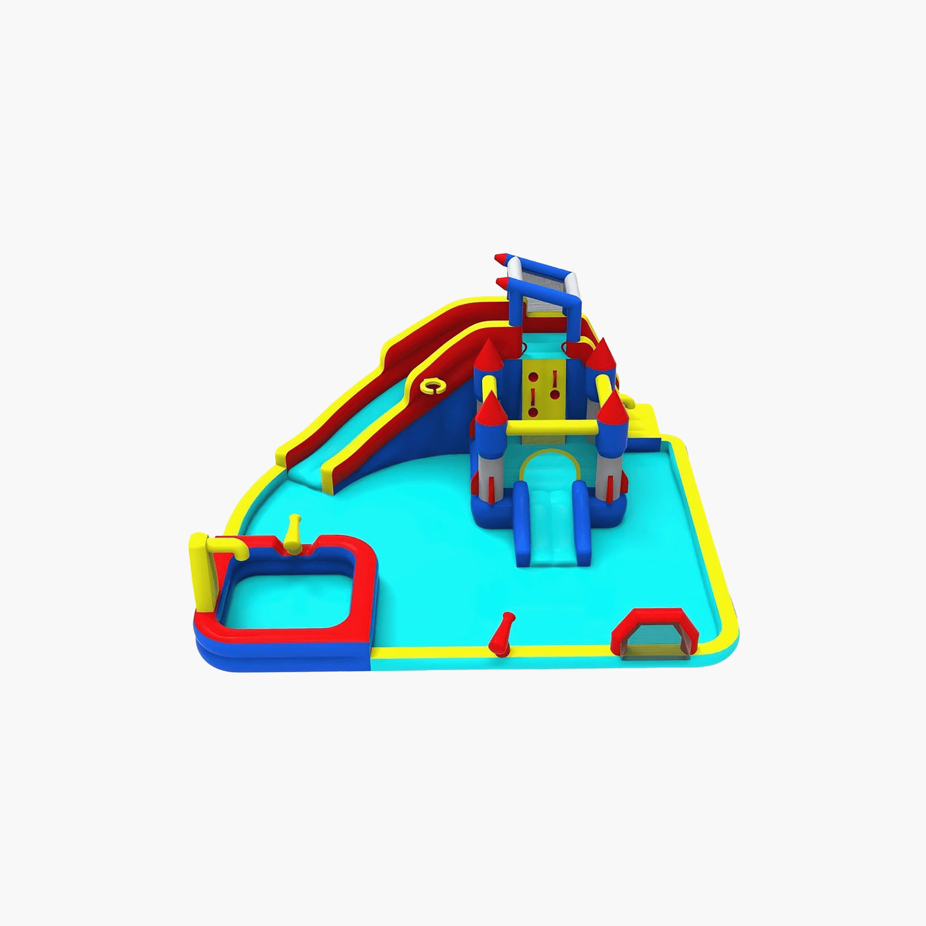 Myts Giant Inflatable Water Adventure Bounce House with Slide Playset-toys-outdoor-sports-image-1