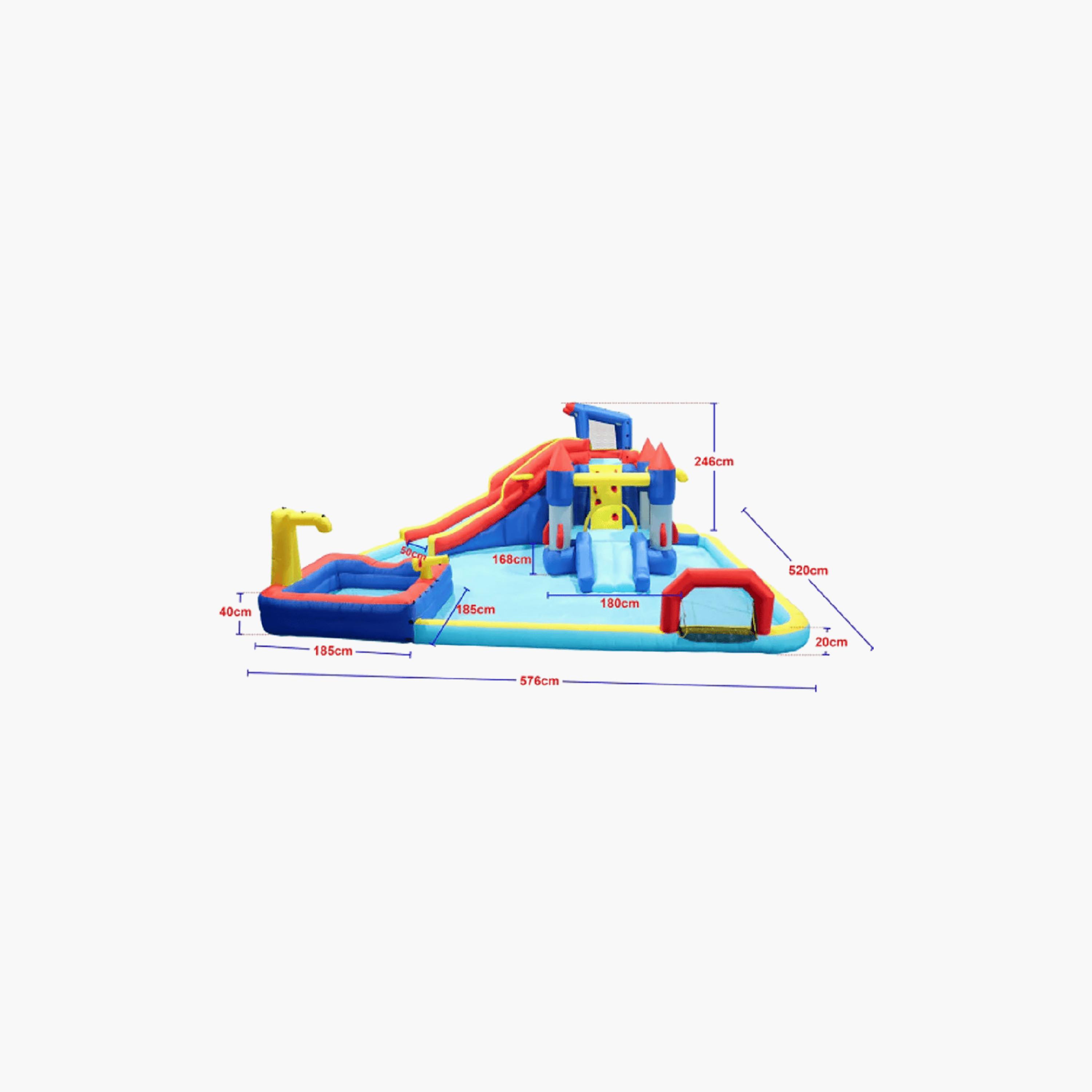 Myts Giant Inflatable Water Adventure Bounce House with Slide Playset-toys-outdoor-sports-image-4