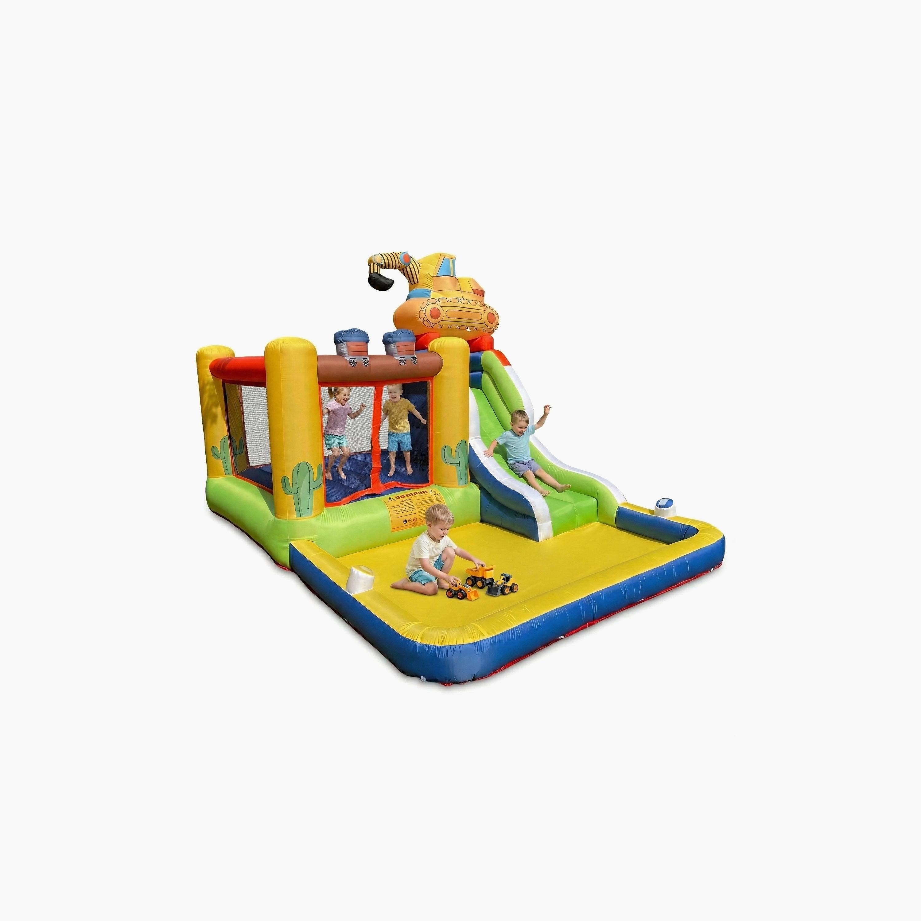 Myts Splash Zone Inflatable Bounce House with Slide Playset-toys-outdoor-sports-image-2