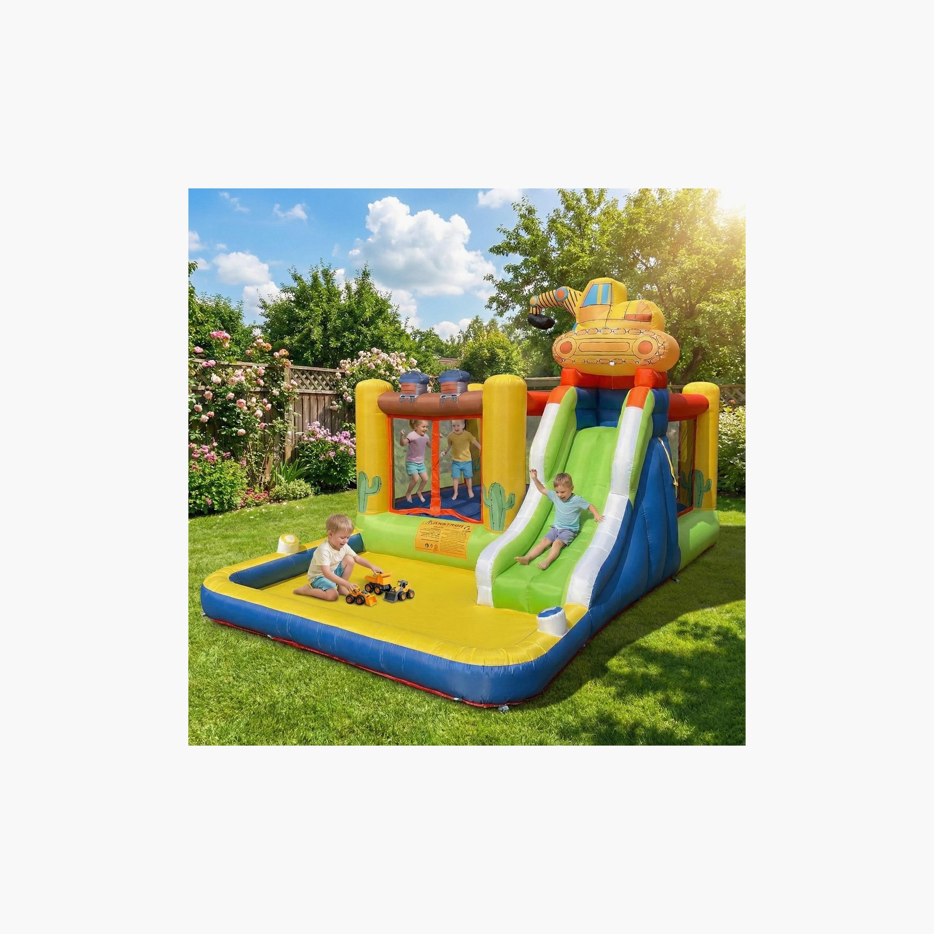 Myts Splash Zone Inflatable Bounce House with Slide Playset-toys-outdoor-sports-image-3