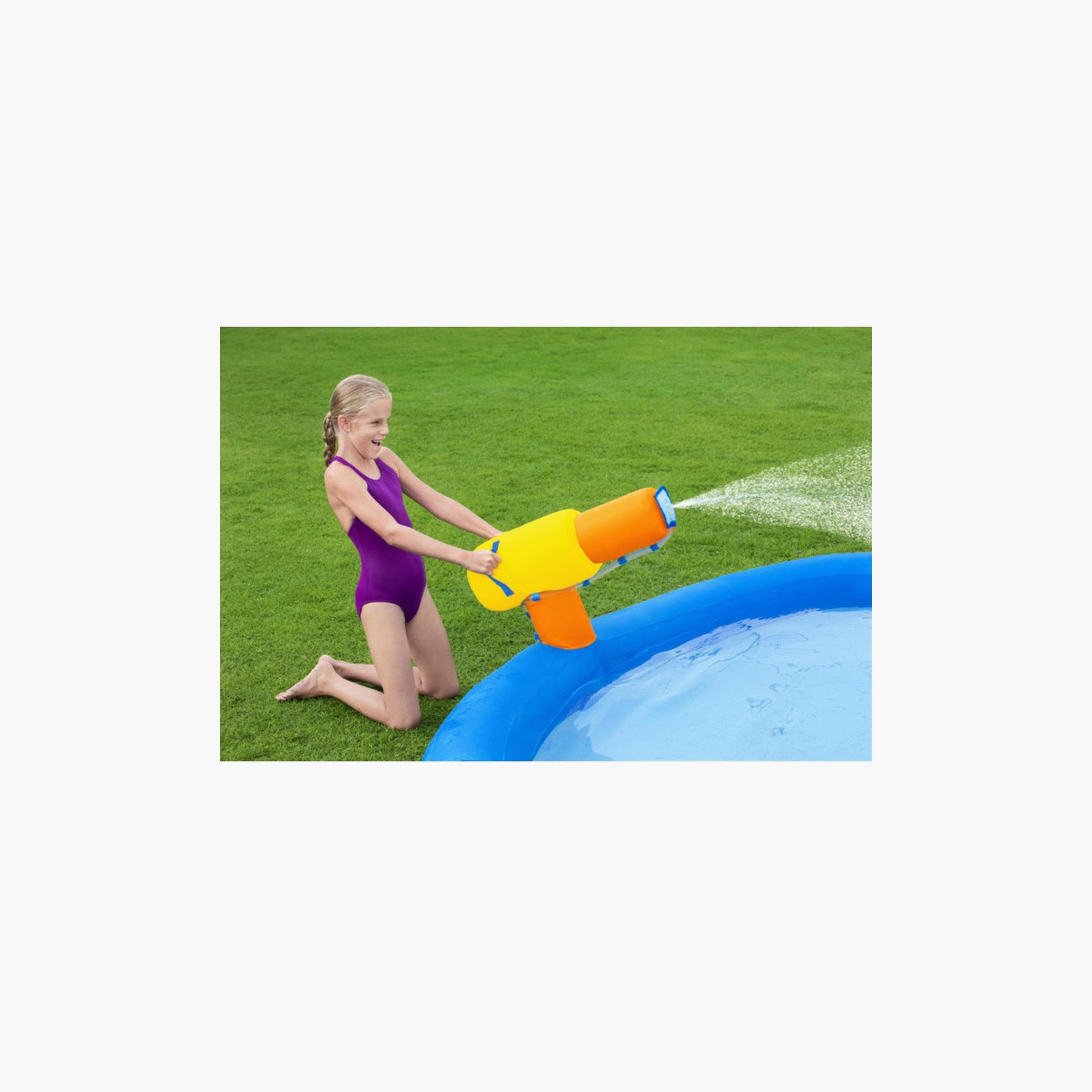 Myts Splash Pool Inflatable Water Bounce House with Slide Playset-toys-outdoor-sports-image-3