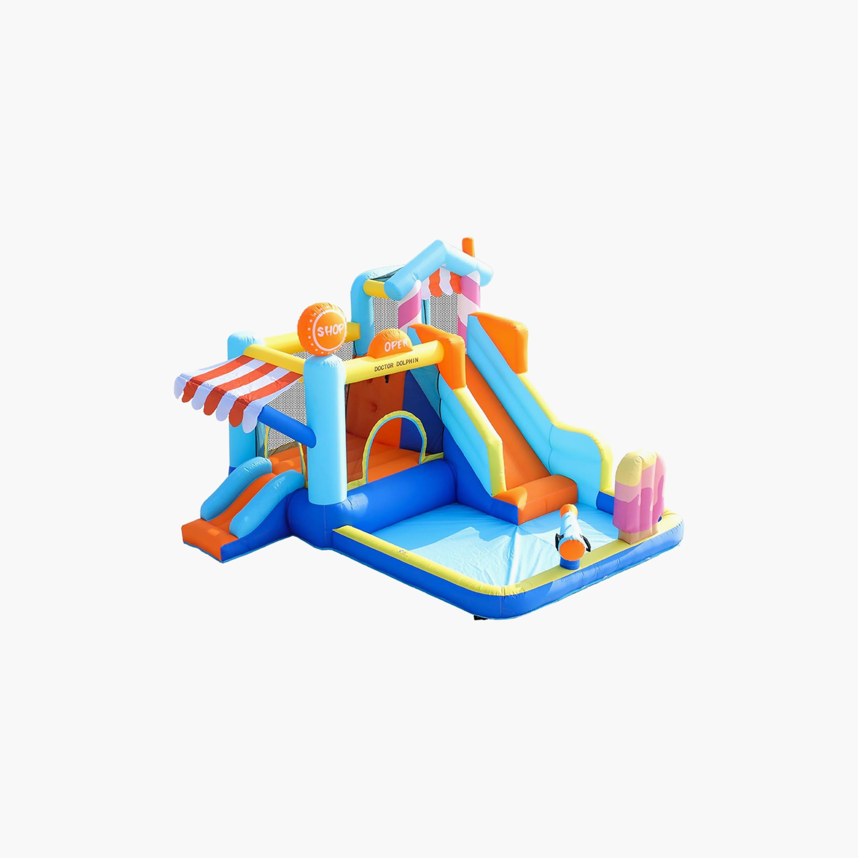 نطاطة "سوبر سبلاش" قابلة للنفخ مع مجموعة ألعاب زحليقة من مايتس-toys-outdoor-sports-image-1