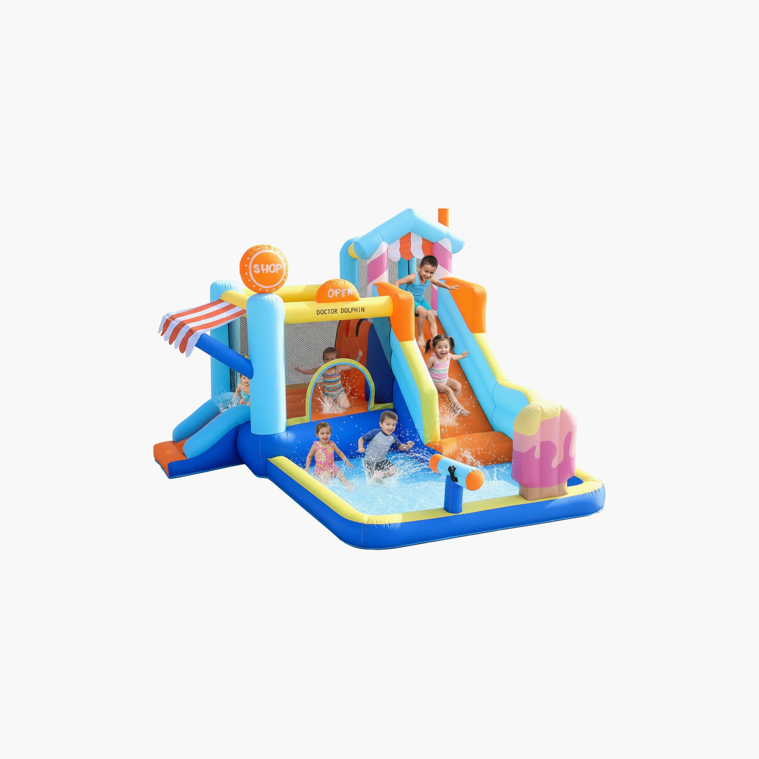 نطاطة "سوبر سبلاش" قابلة للنفخ مع مجموعة ألعاب زحليقة من مايتس-toys-outdoor-sports-image-2