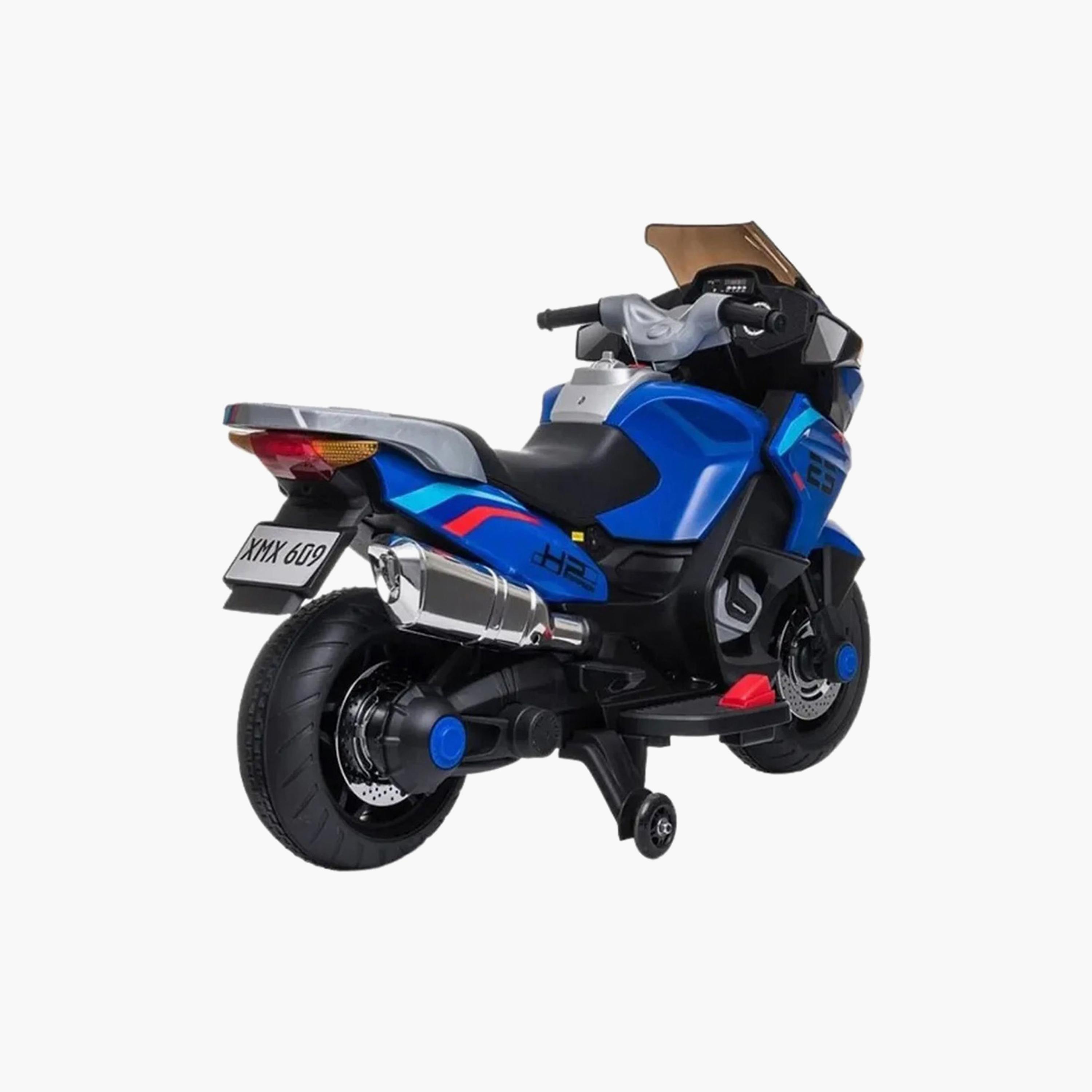 دراجة نارية كهربائية للركوب بمحرك مزدوج - أزرق من مايتس-toys-outdoor-bikesandrideons-electricvehicles-image-2