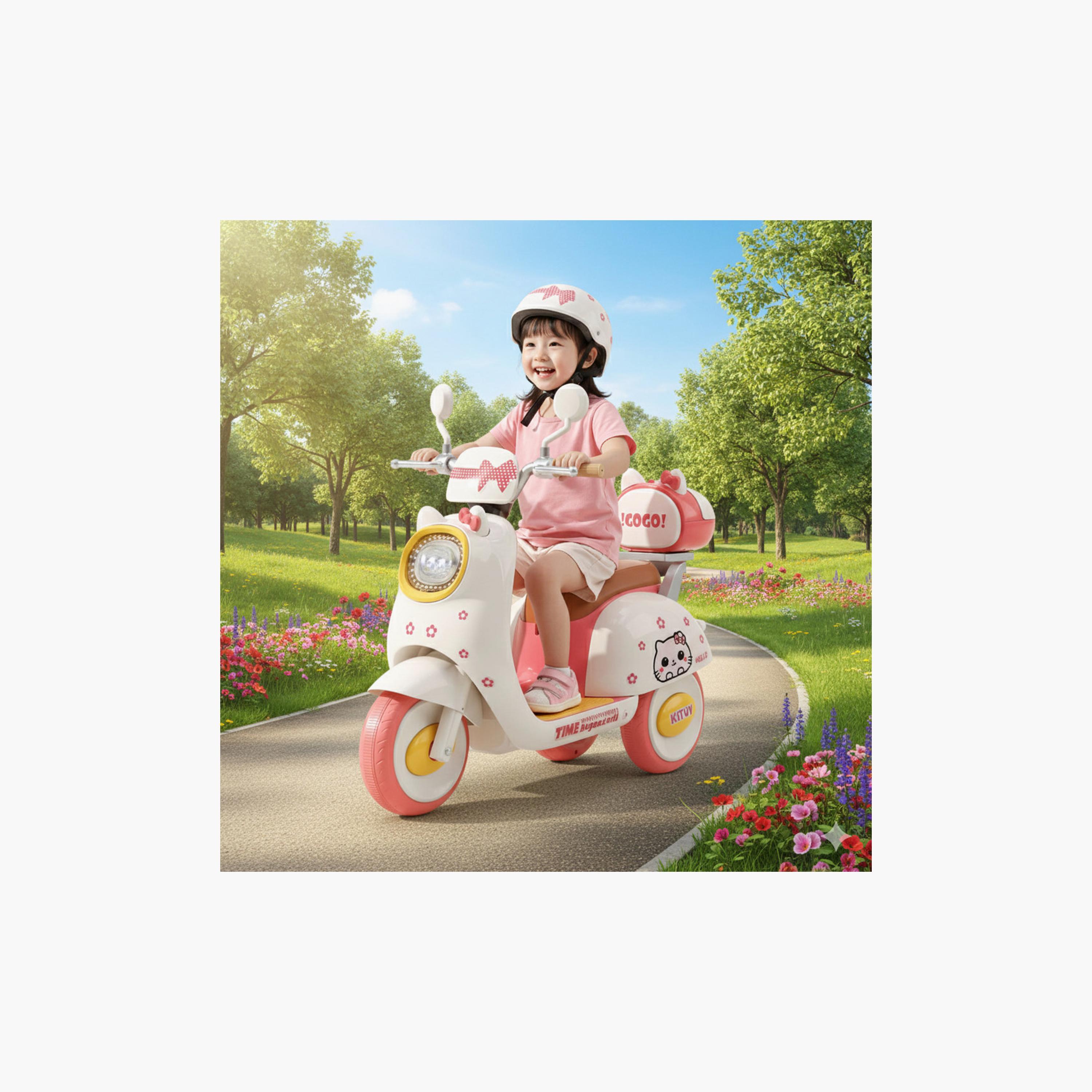 سكوتر ركوب كهربائي بمحرك مزدوج مع إطارات "EVA" ومقعد جلد من مايتس-toys-outdoor-bikesandrideons-electricvehicles-image-4