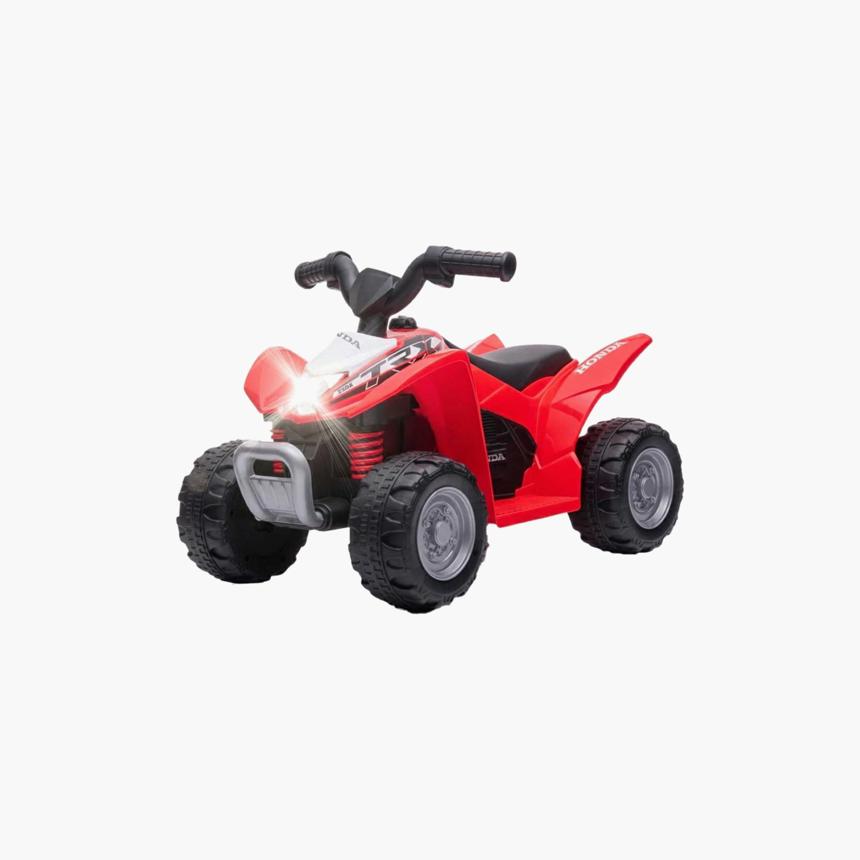دراجة "ATV كواد" كهربائية "هوندا" مرخصة بمحرك واحد 6 فولت مع أضواء وموسيقى من مايتس-toys-outdoor-bikesandrideons-electricvehicles-image-1
