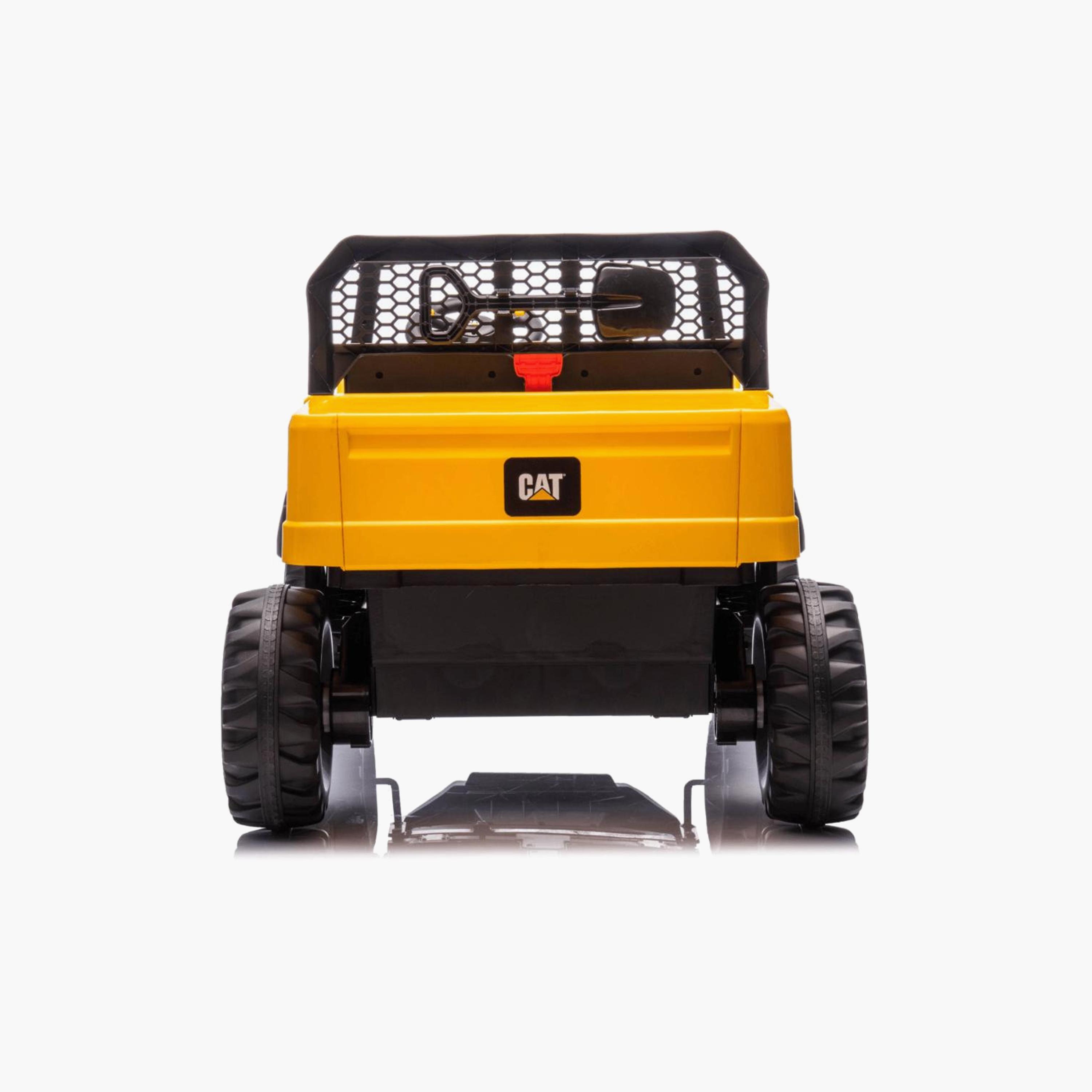 Myts 12V Dual Motor Electric CAT Ride-On Car - Yellow-toys-outdoor-bikesandrideons-electricvehicles-image-3