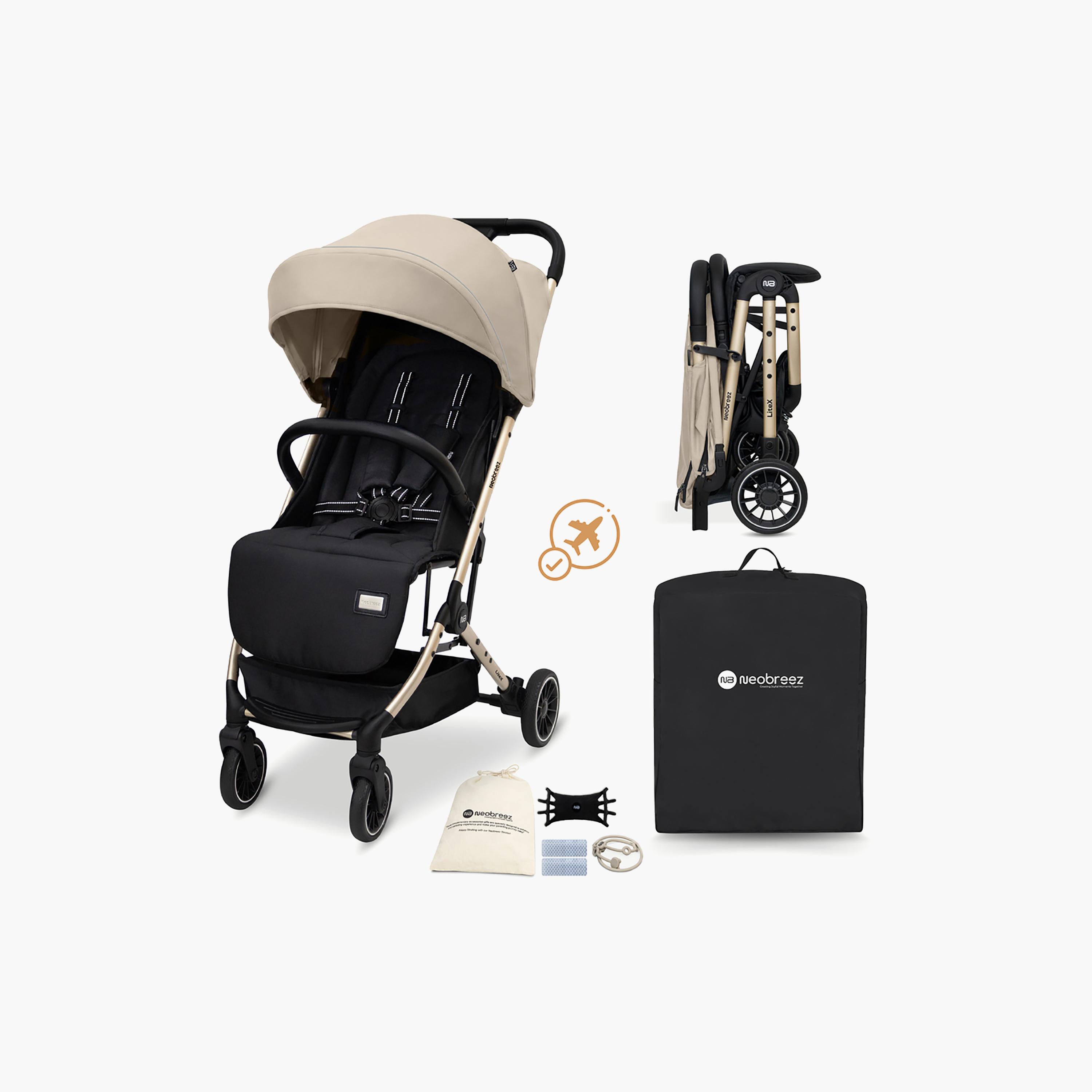 Neobreez LITEX Lightweight Cabin Size Travel Stroller with Waterproof Canopy-baby-gear-strollersandprams-strollers-image-14