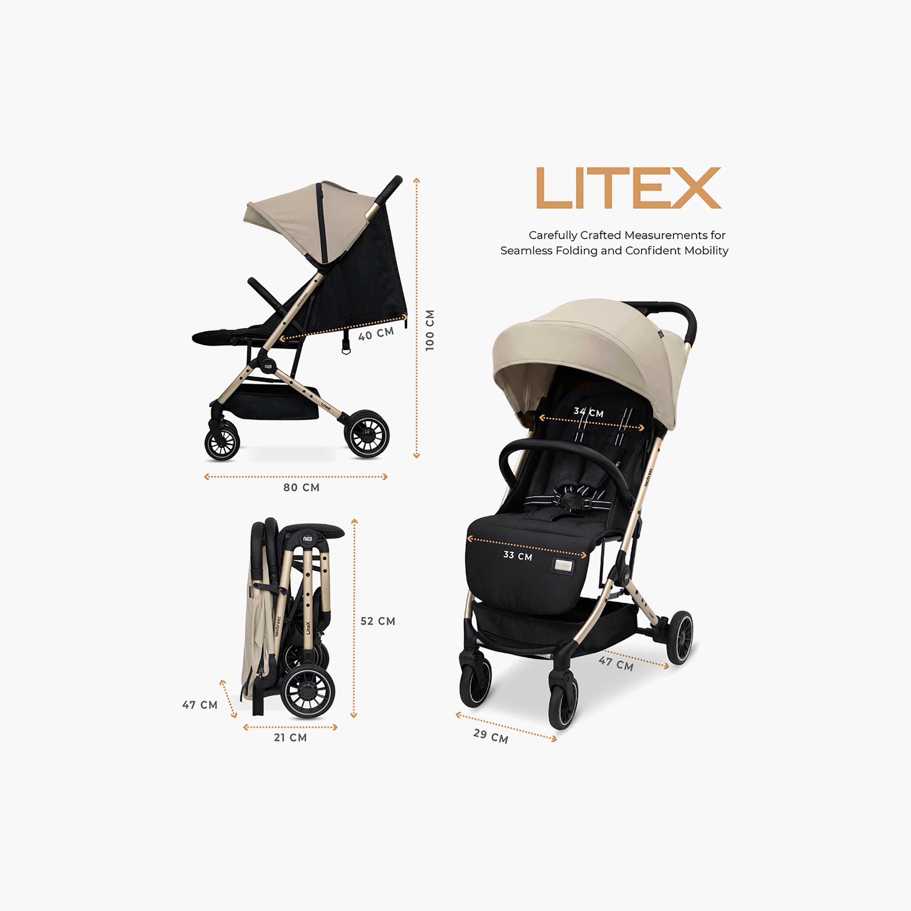Neobreez LITEX Lightweight Cabin Size Travel Stroller with Waterproof Canopy-baby-gear-strollersandprams-strollers-image-15