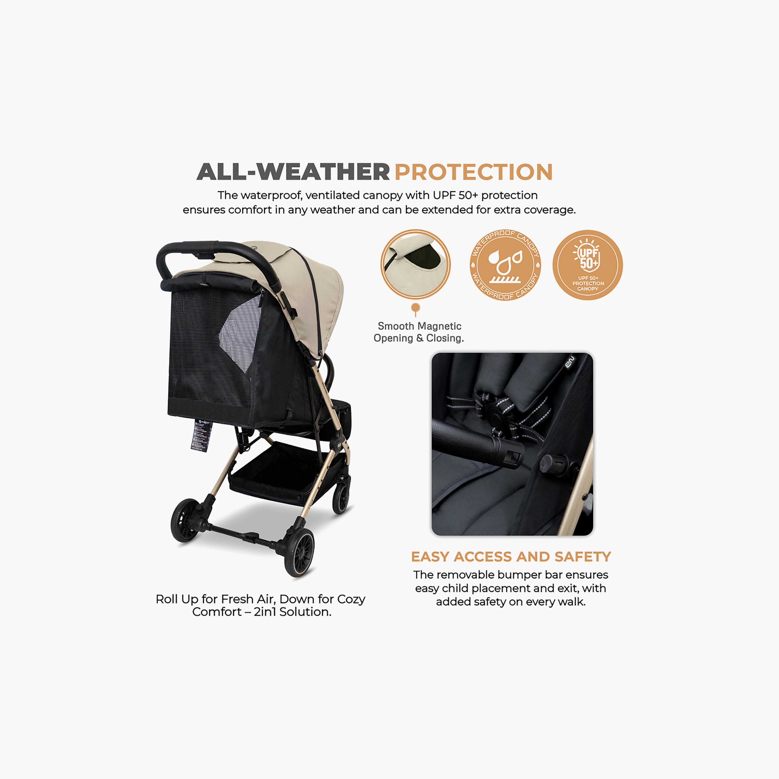 Neobreez LITEX Lightweight Cabin Size Travel Stroller with Waterproof Canopy-baby-gear-strollersandprams-strollers-image-16