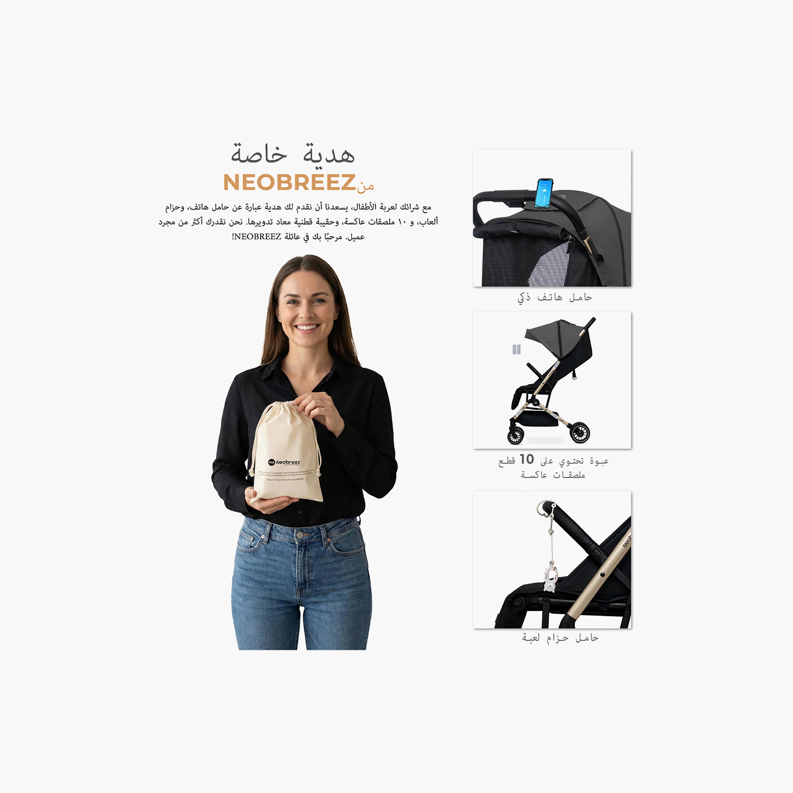 Neobreez LITEX Lightweight Cabin Size Travel Stroller with Waterproof Canopy-baby-gear-strollersandprams-strollers-image-2
