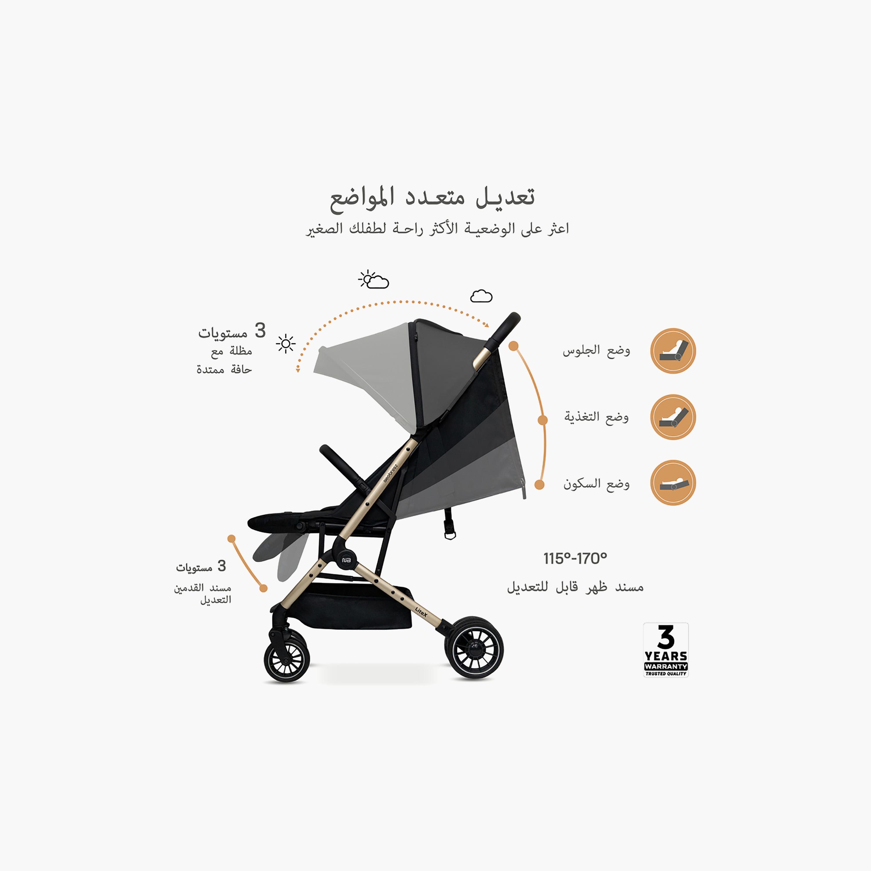 Neobreez LITEX Lightweight Cabin Size Travel Stroller with Waterproof Canopy-baby-gear-strollersandprams-strollers-image-20