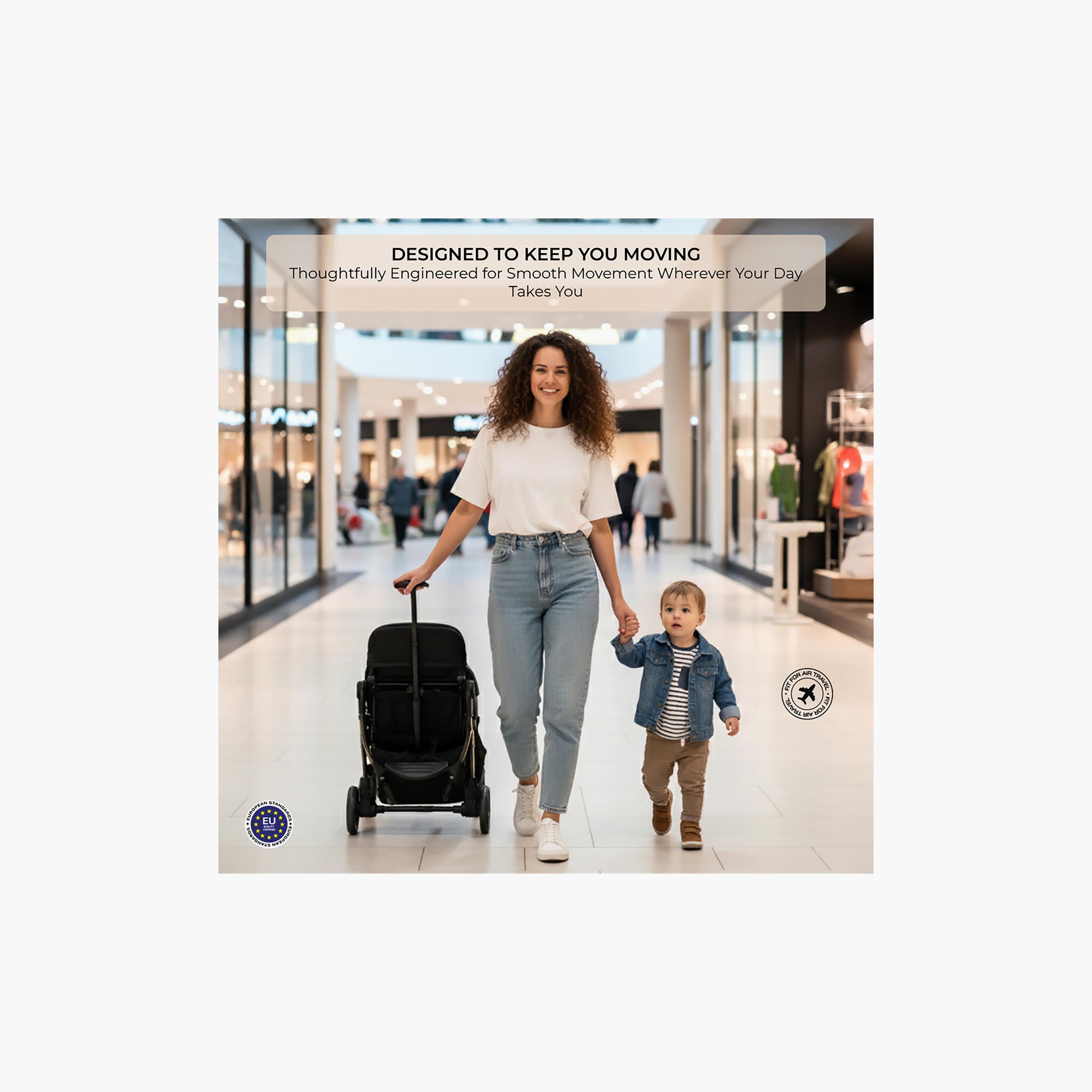 Neobreez LITEX Lightweight Cabin Size Travel Stroller with Waterproof Canopy-baby-gear-strollersandprams-strollers-image-3
