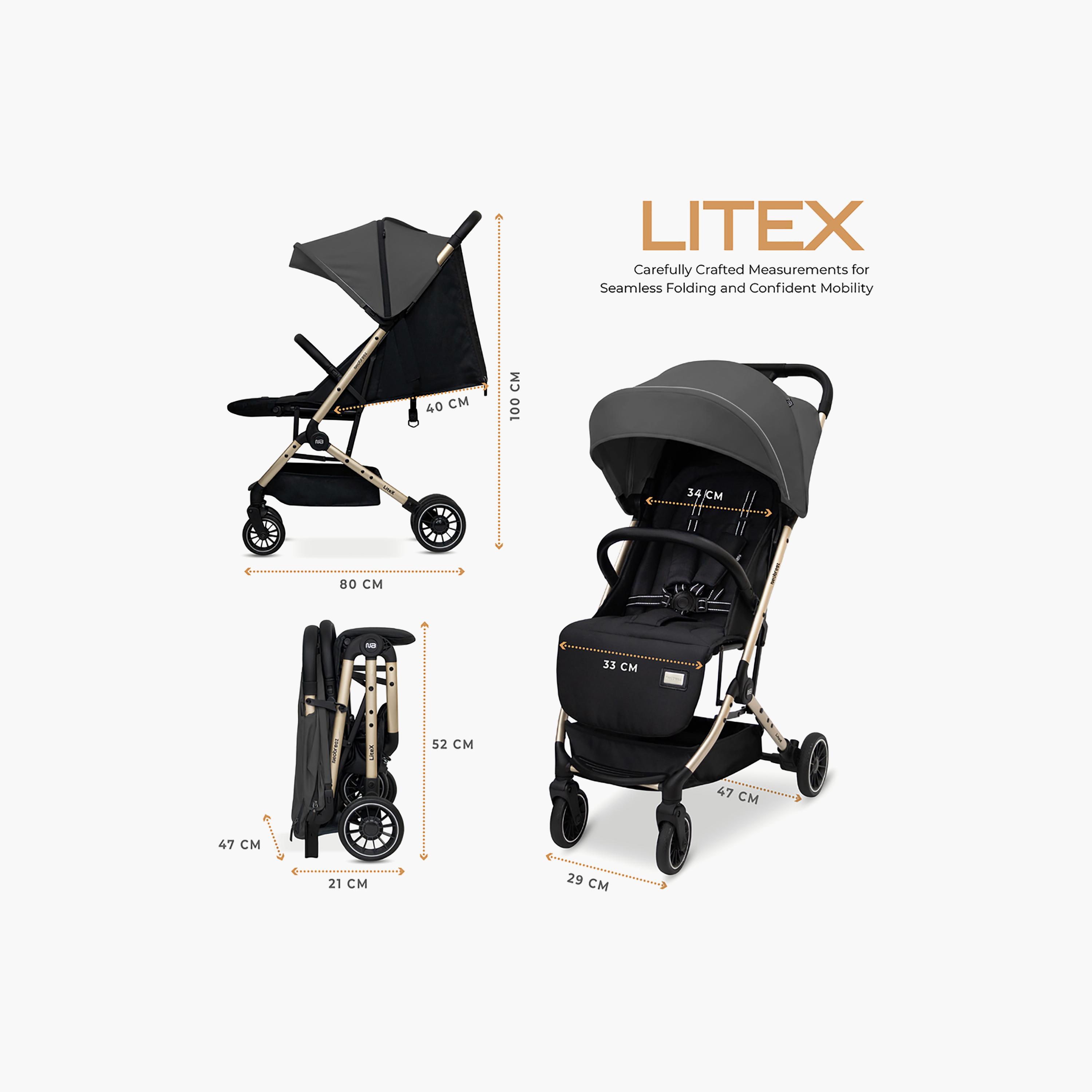 Neobreez LITEX Lightweight Cabin Size Travel Stroller with Waterproof Canopy-baby-gear-strollersandprams-strollers-image-9