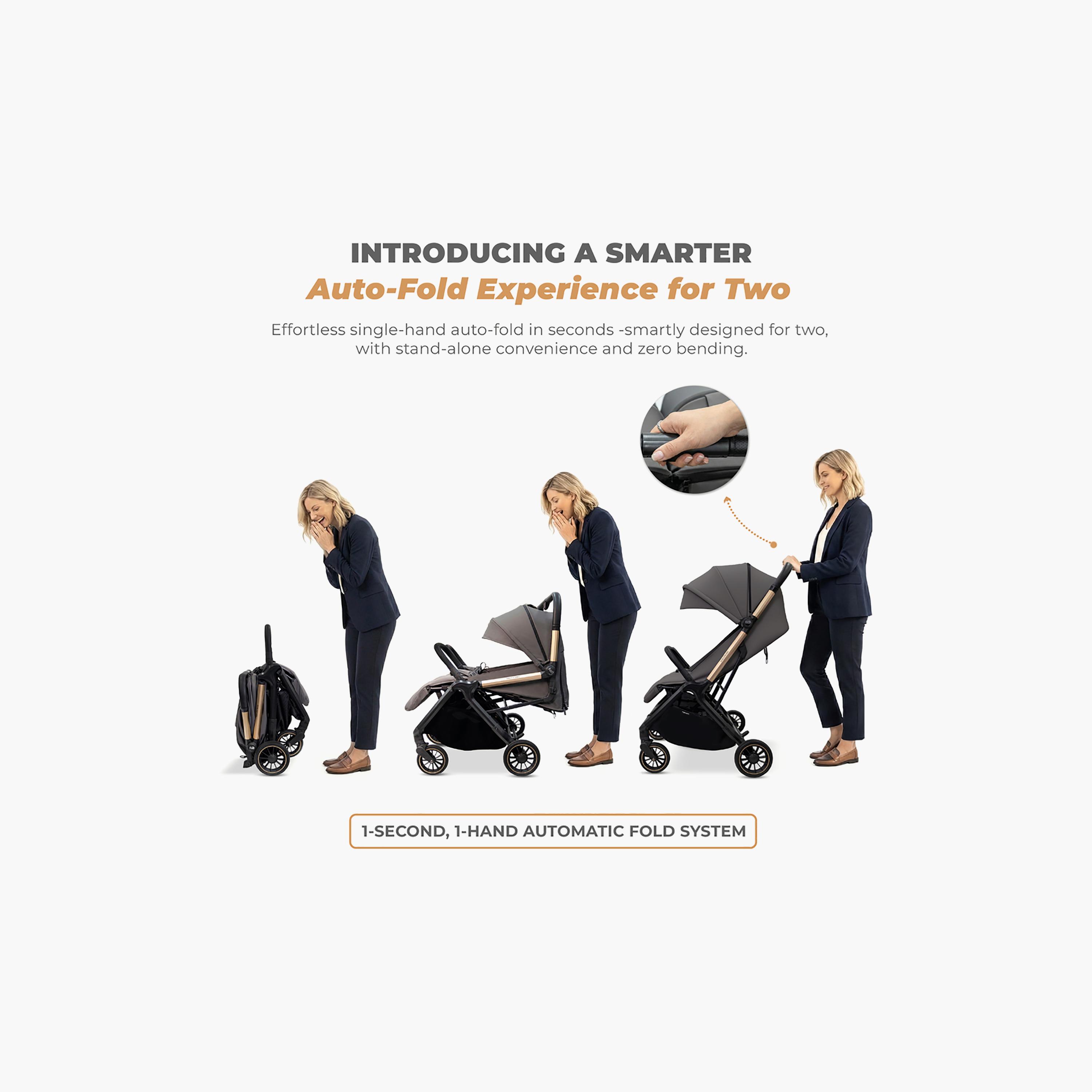 Neobreez Compact Autofold Twin Stroller with Recline Adjustment & Individual Canopy-baby-gear-strollersandprams-strollers-image-15