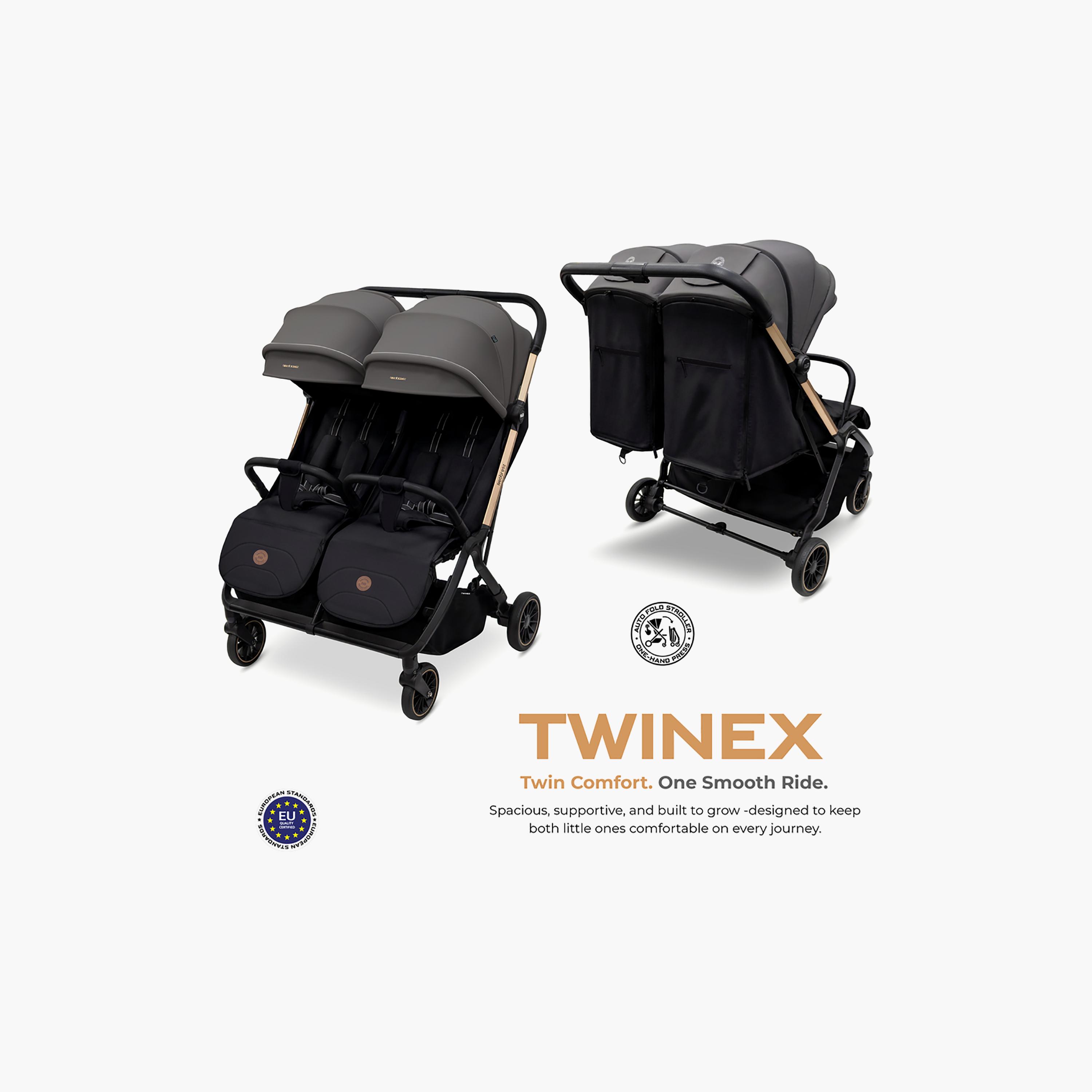 Neobreez Compact Autofold Twin Stroller with Recline Adjustment & Individual Canopy-baby-gear-strollersandprams-strollers-image-13