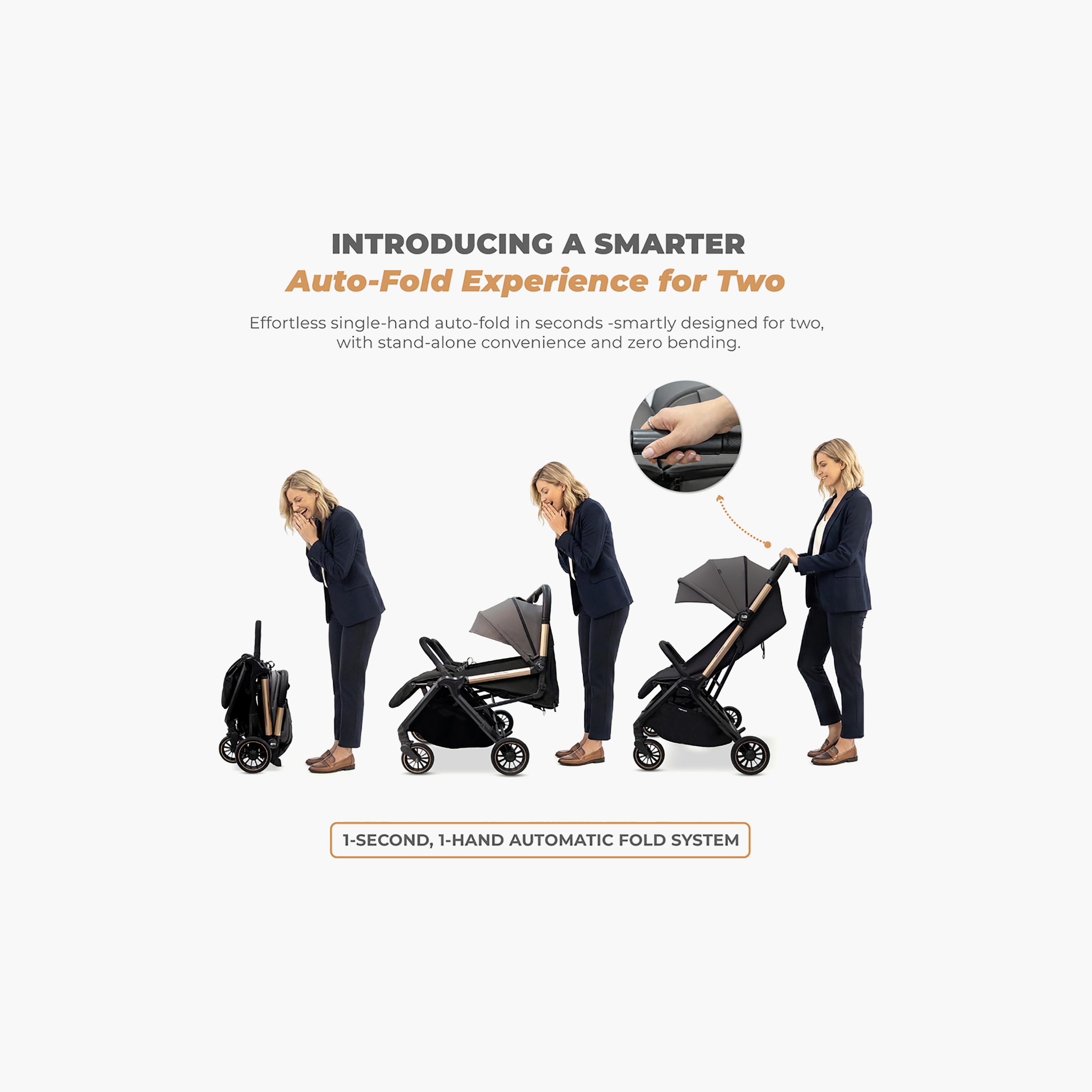Neobreez Compact Autofold Twin Stroller with Recline Adjustment & Individual Canopy-baby-gear-strollersandprams-strollers-image-23