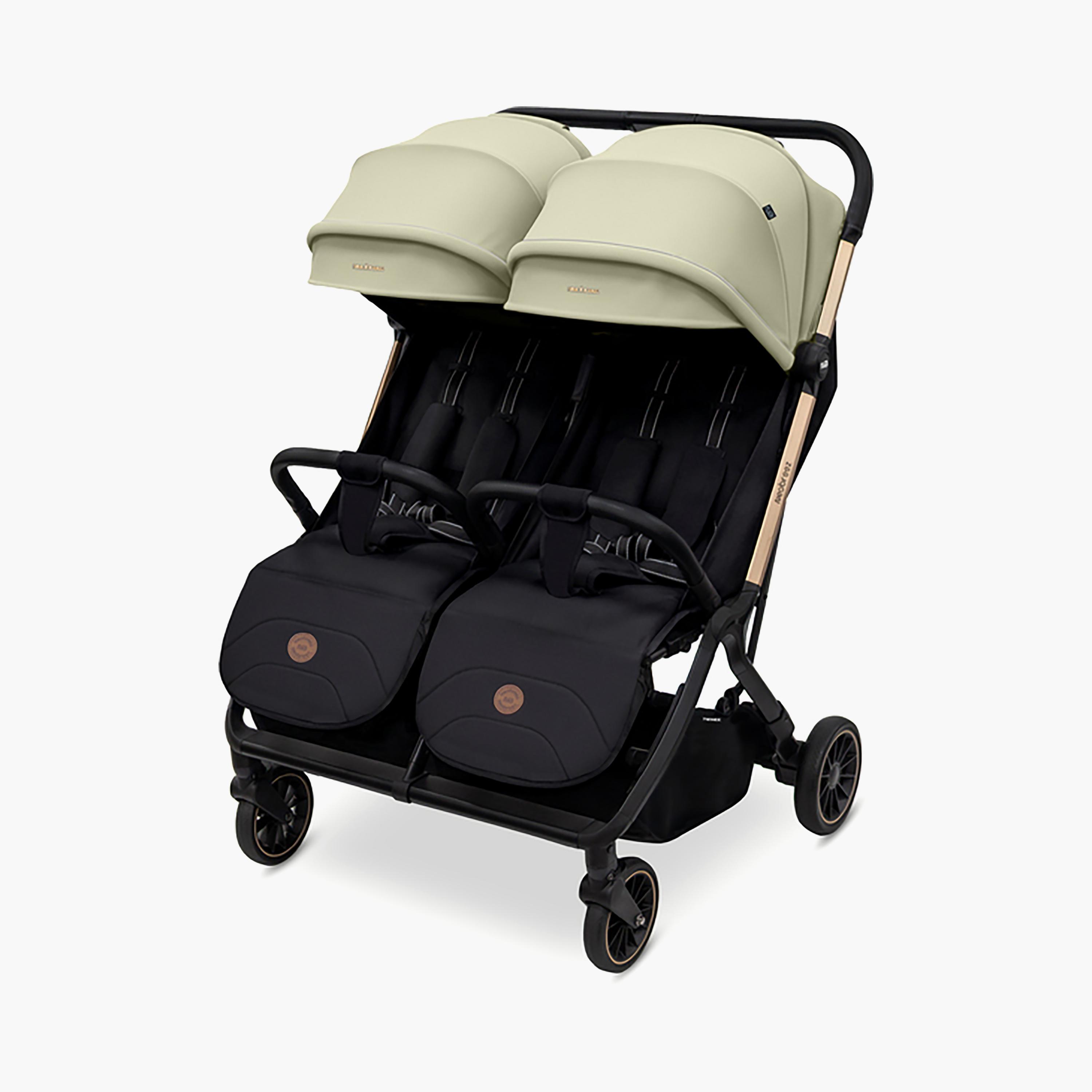 Neobreez Compact Autofold Twin Stroller with Recline Adjustment & Individual Canopy-baby-gear-strollersandprams-strollers-image-1
