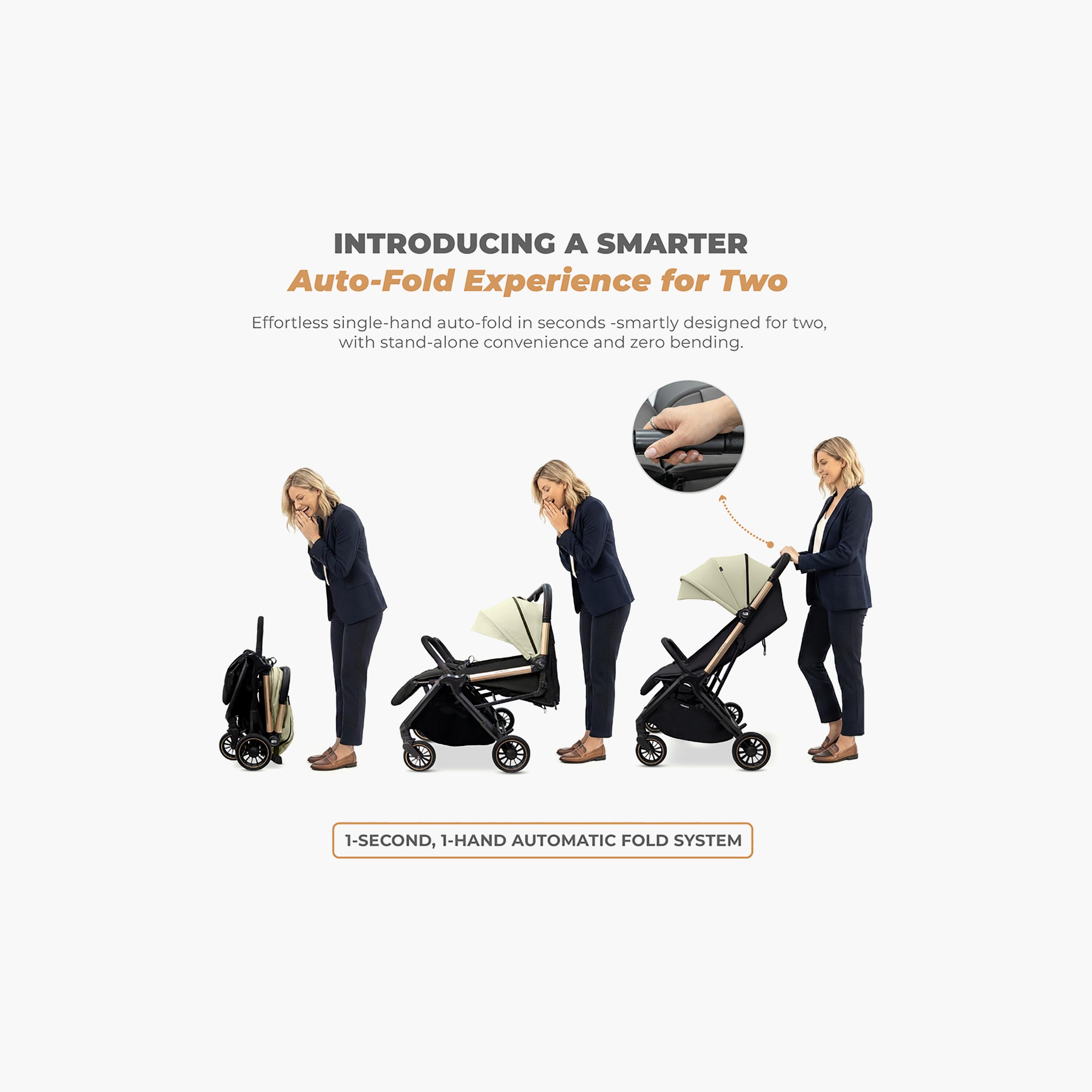 Neobreez Compact Autofold Twin Stroller with Recline Adjustment & Individual Canopy-baby-gear-strollersandprams-strollers-image-11