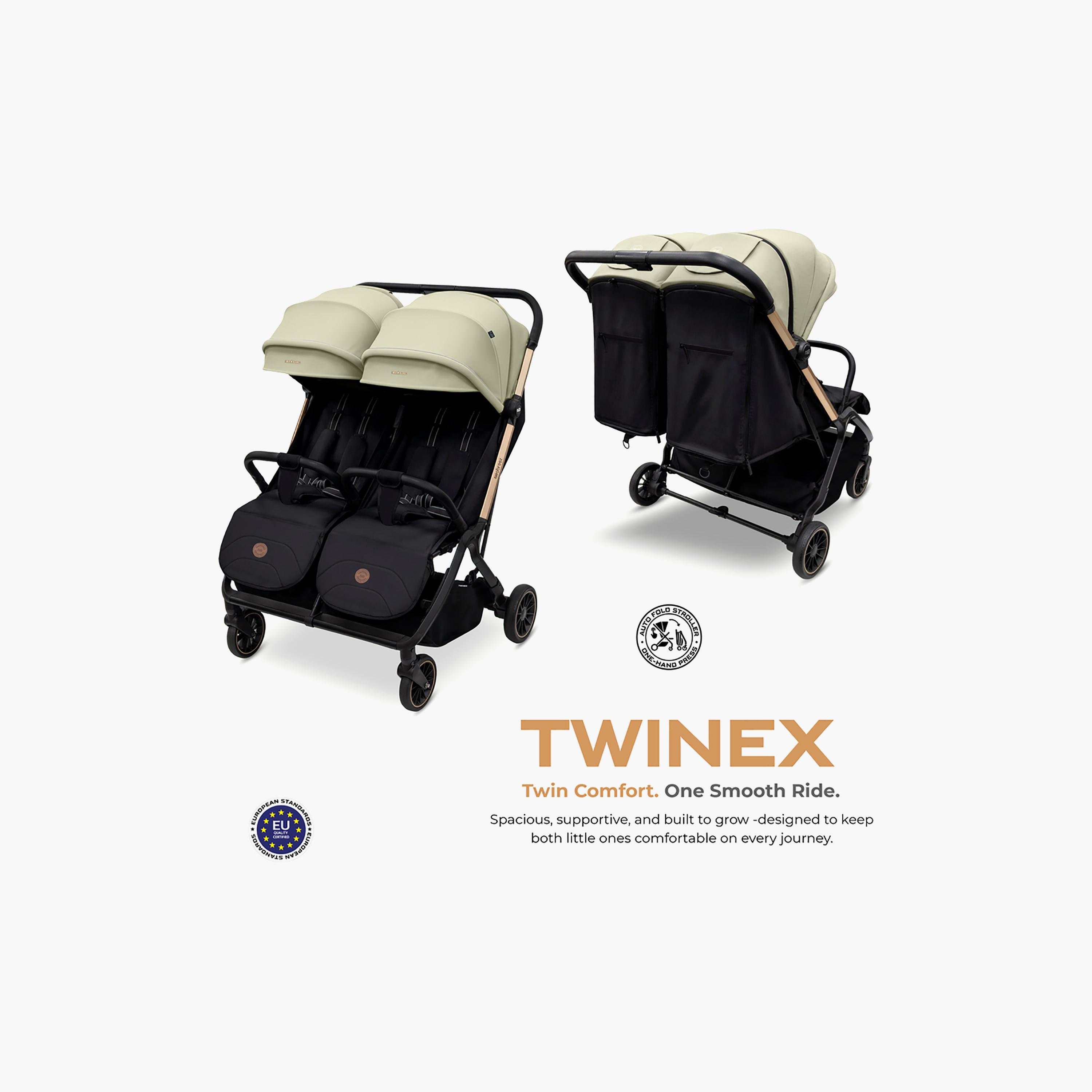 Neobreez Compact Autofold Twin Stroller with Recline Adjustment & Individual Canopy-baby-gear-strollersandprams-strollers-image-20