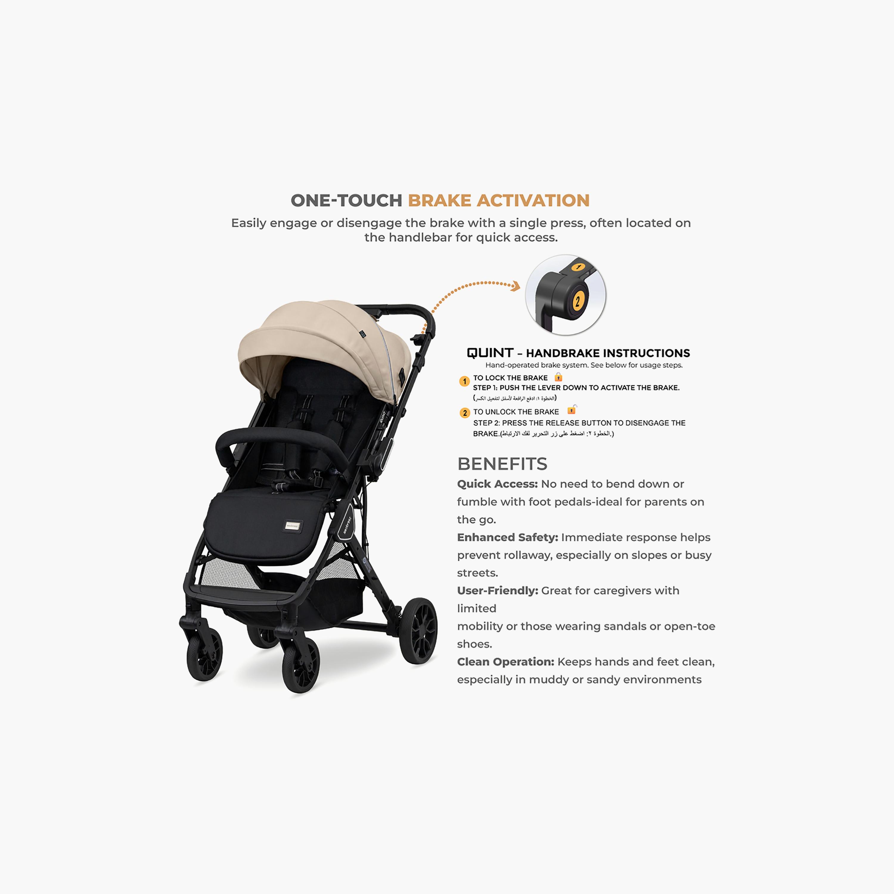 Neobreez QUINT Reversible Lightweight Compact Travel Stroller with Waterproof Canopy-baby-gear-strollersandprams-strollers-image-11