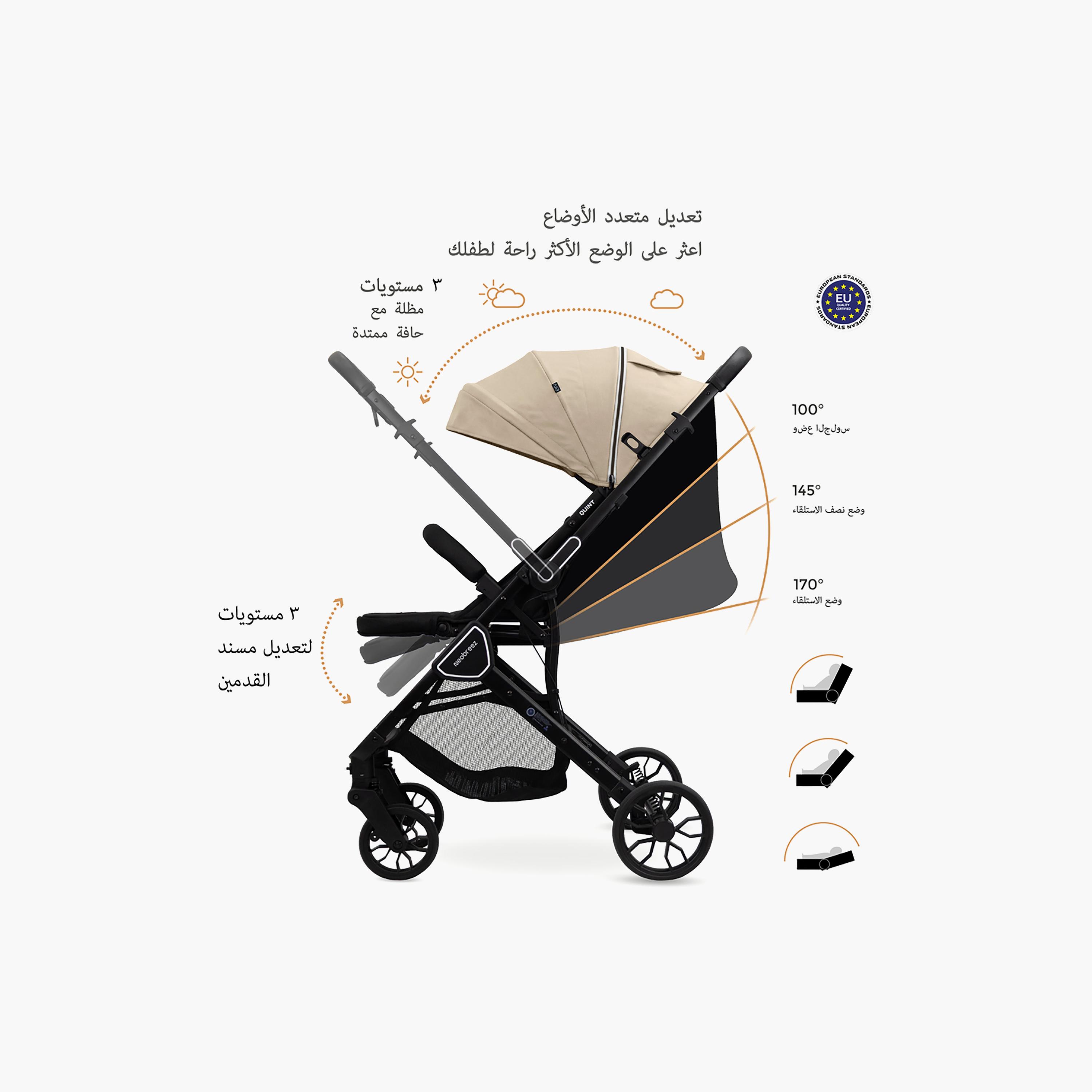 Neobreez QUINT Reversible Lightweight Compact Travel Stroller with Waterproof Canopy-baby-gear-strollersandprams-strollers-image-17