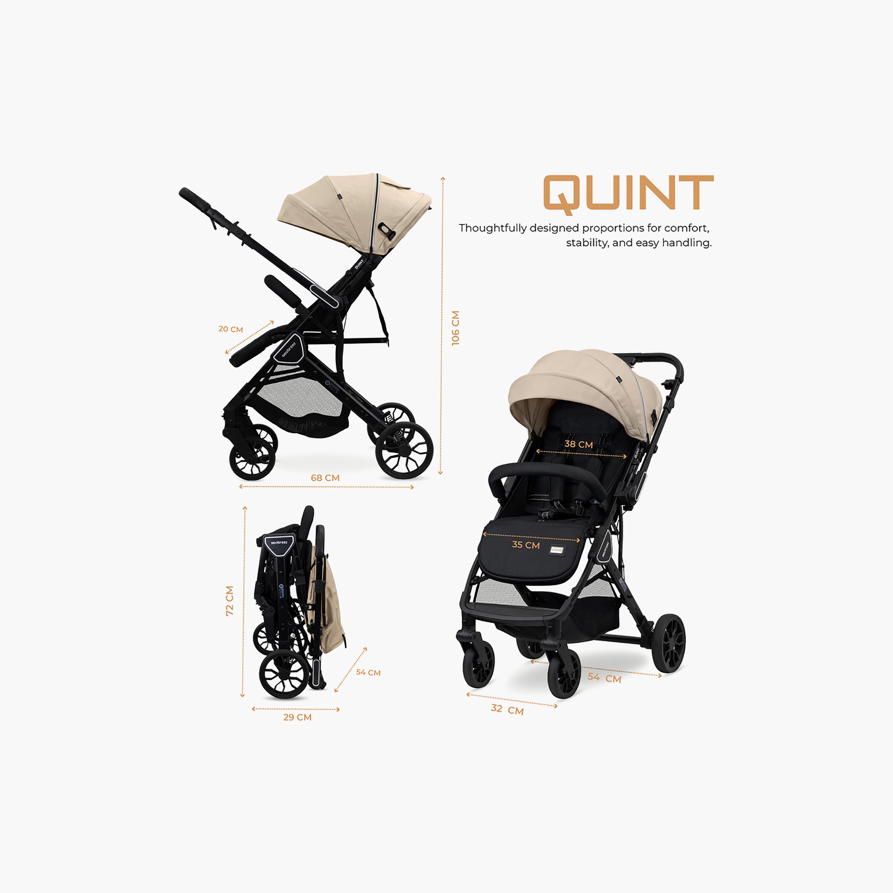 Neobreez QUINT Reversible Lightweight Compact Travel Stroller with Waterproof Canopy-baby-gear-strollersandprams-strollers-image-22