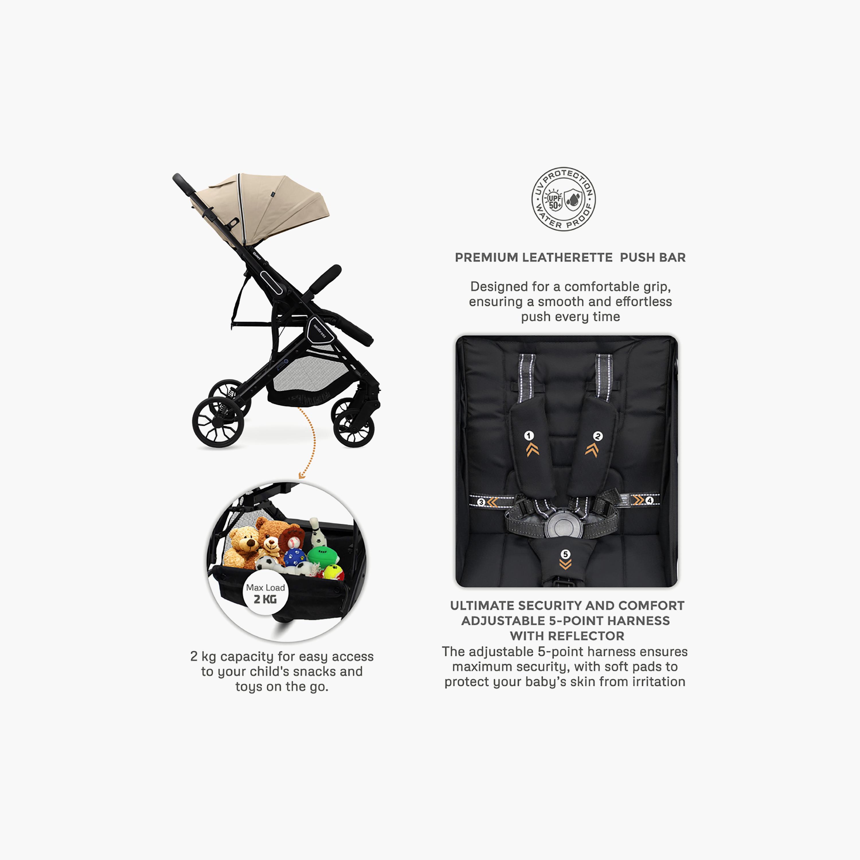 Neobreez QUINT Reversible Lightweight Compact Travel Stroller with Waterproof Canopy-baby-gear-strollersandprams-strollers-image-25