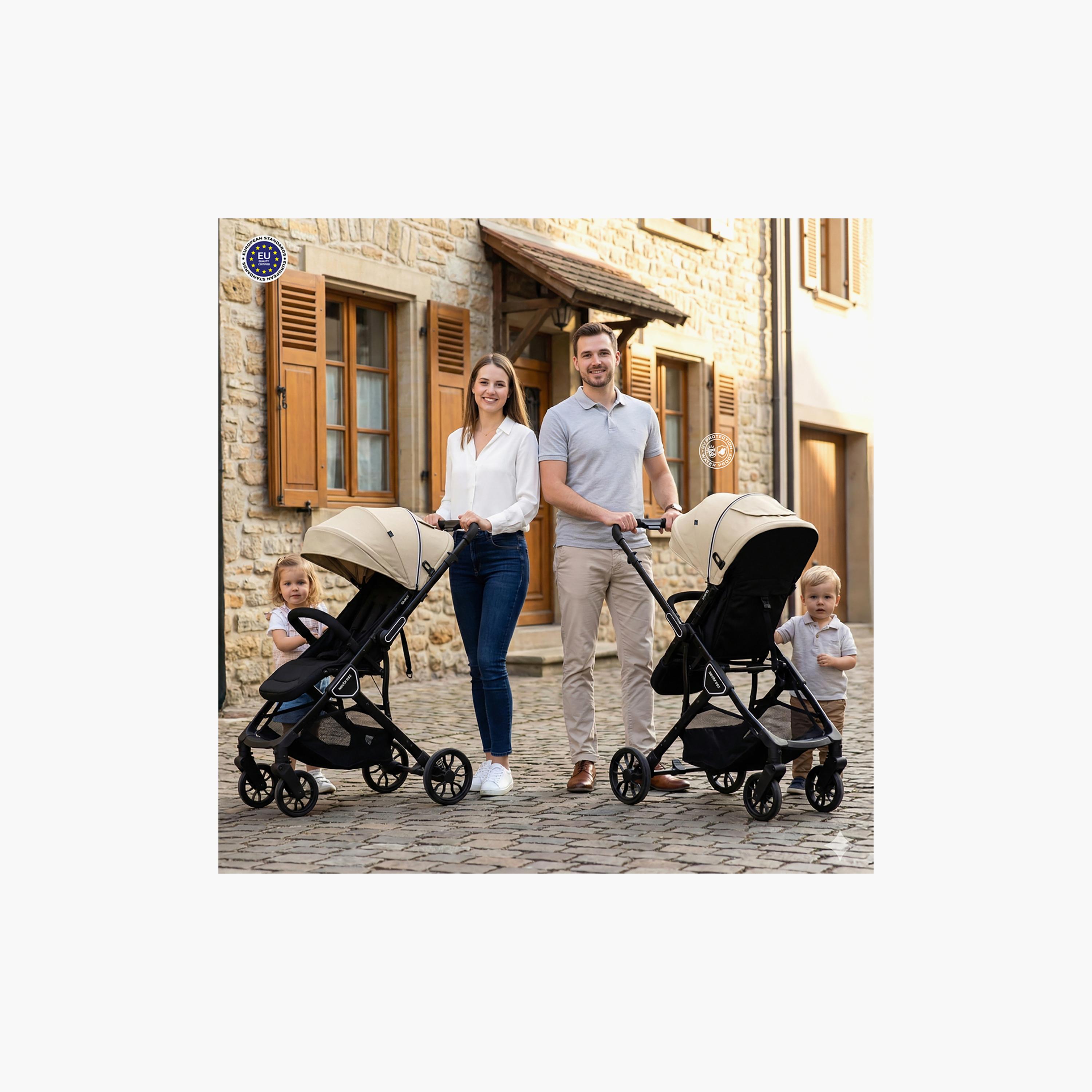Neobreez QUINT Reversible Lightweight Compact Travel Stroller with Waterproof Canopy-baby-gear-strollersandprams-strollers-image-3